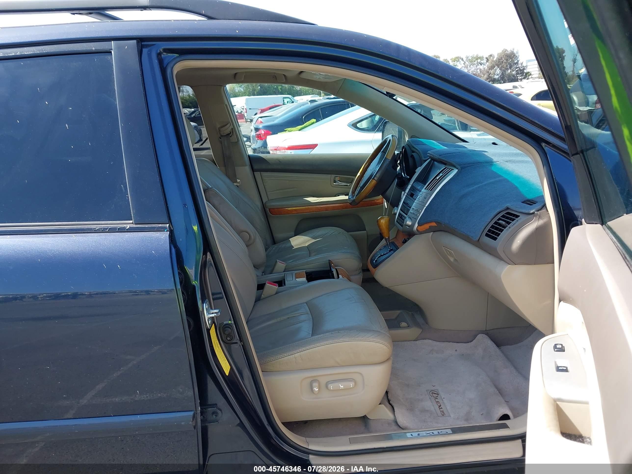 2005 Lexus Rx 330   Blue vin: 2T2GA31U15C035489