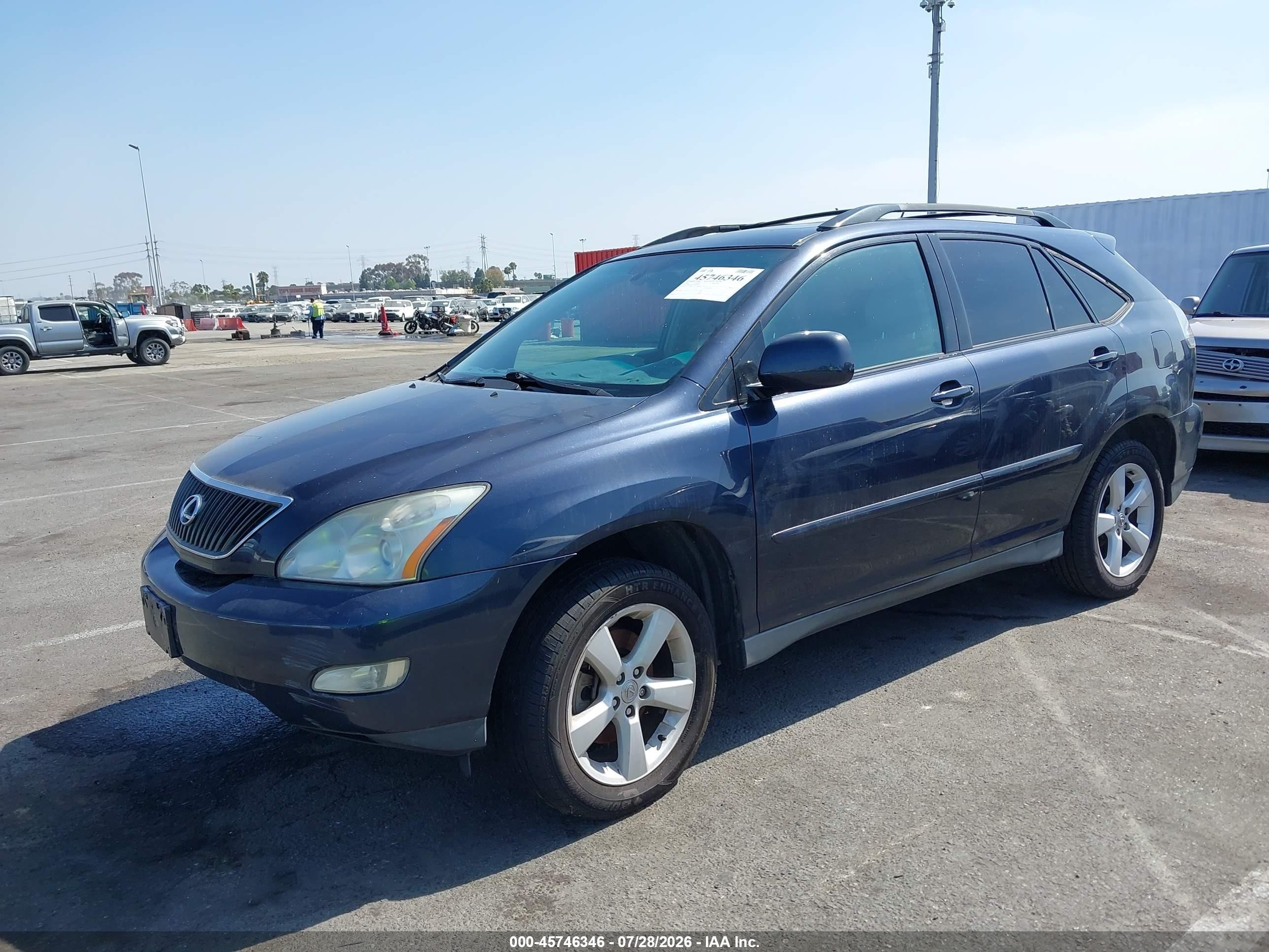 2005 Lexus Rx 330   Blue vin: 2T2GA31U15C035489