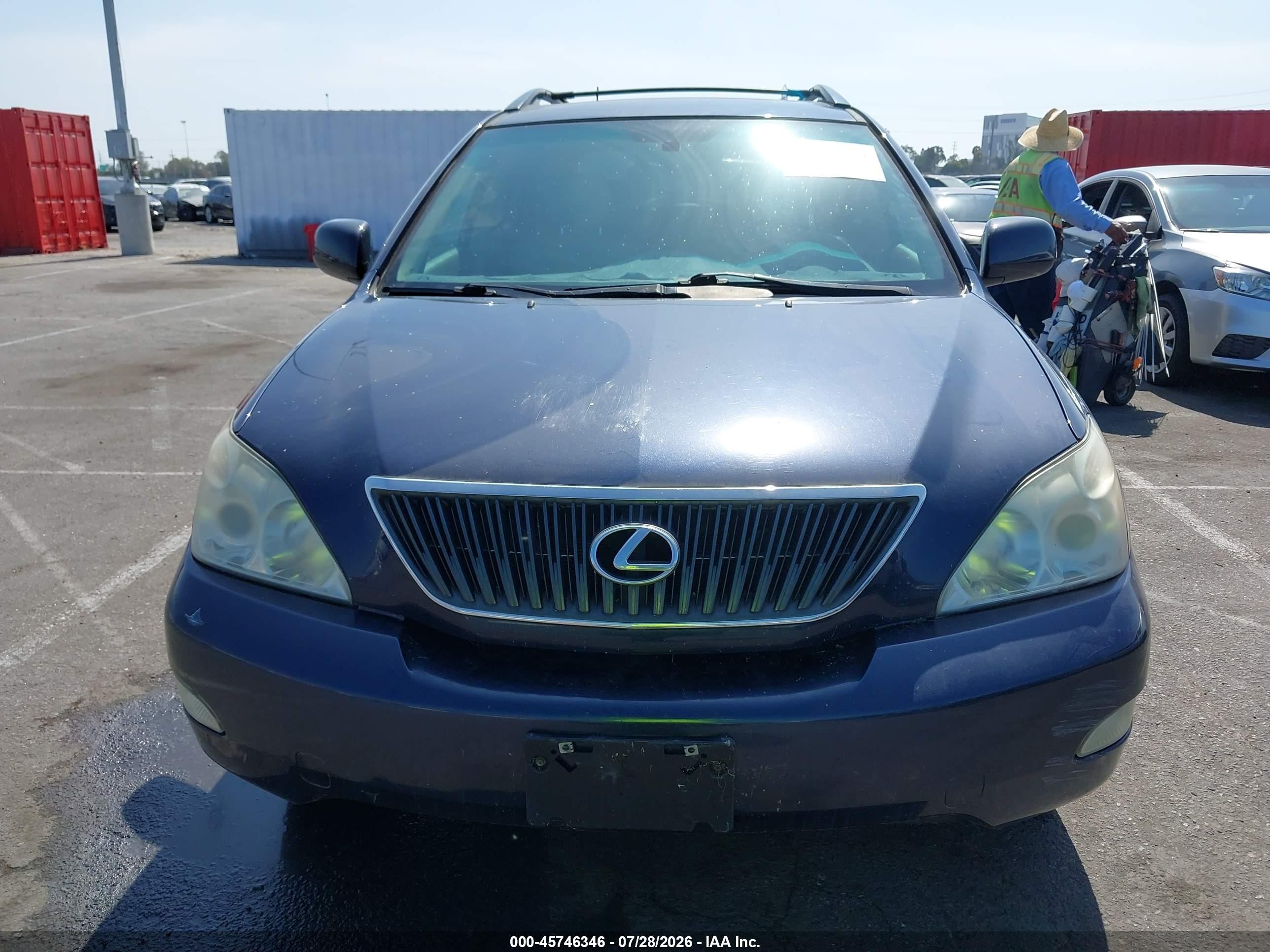 2005 Lexus Rx 330   Blue vin: 2T2GA31U15C035489