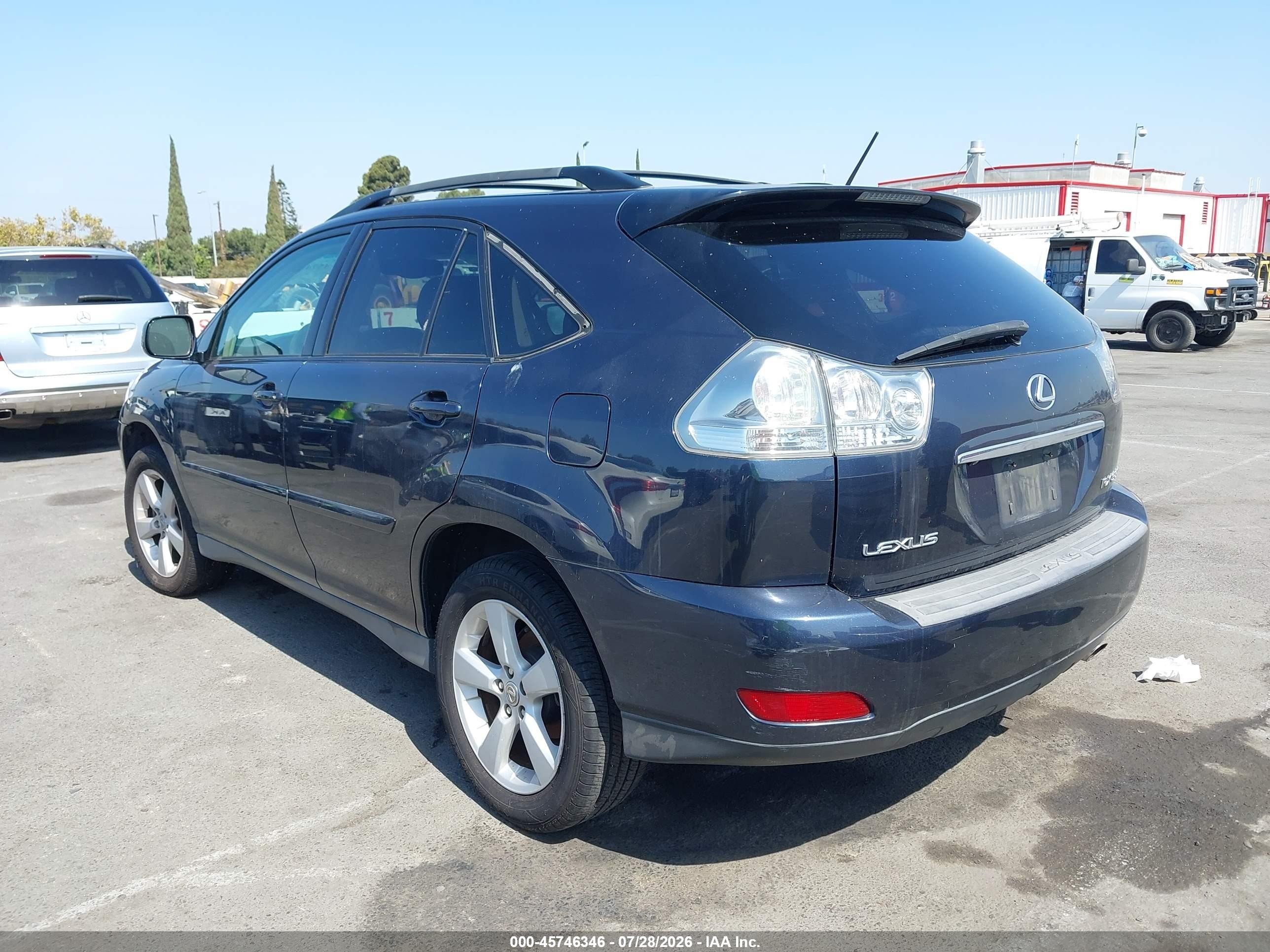 2005 Lexus Rx 330   Blue vin: 2T2GA31U15C035489