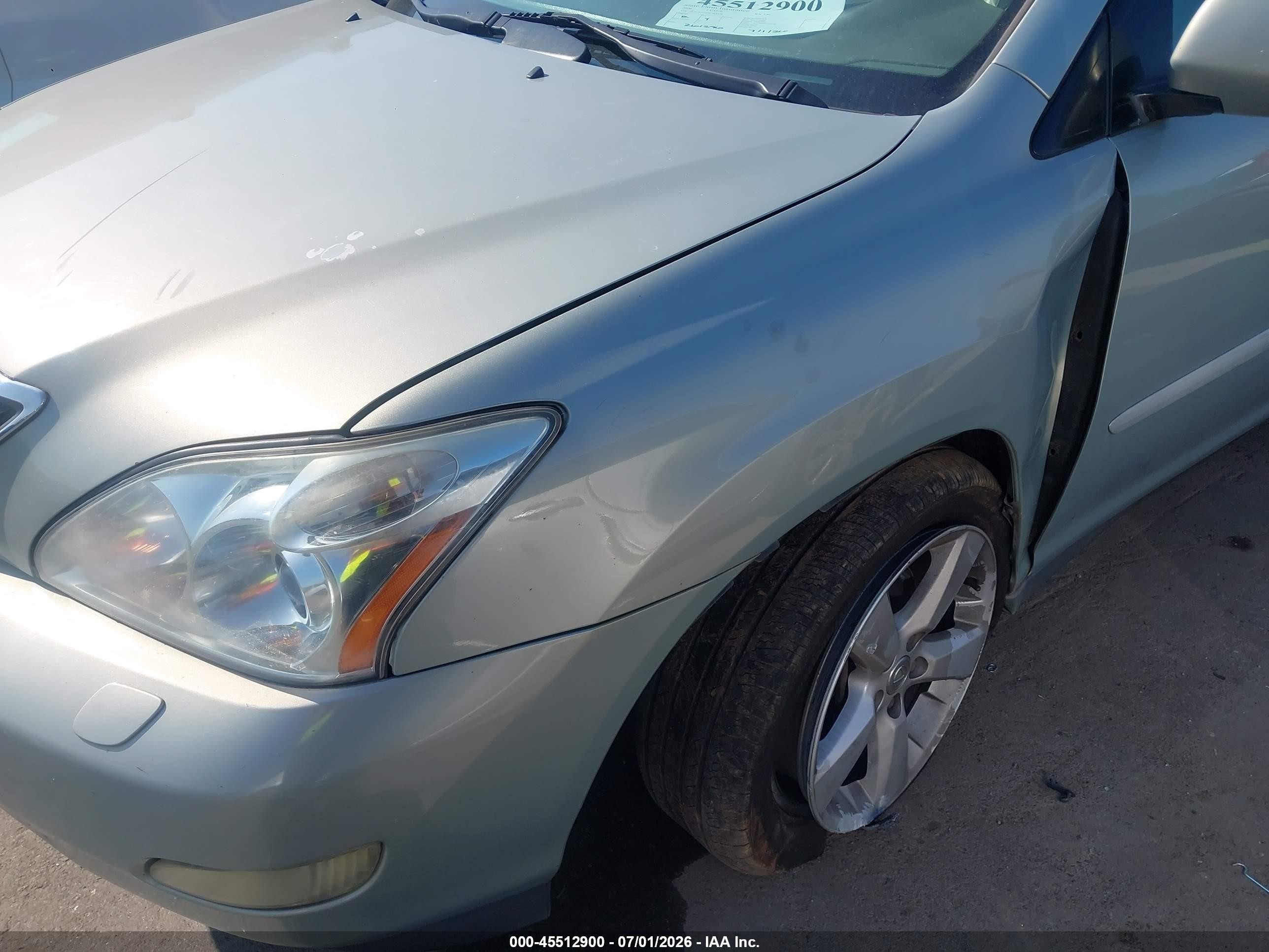 2006 Lexus Rx 330   Green vin: 2T2GA31U16C043318