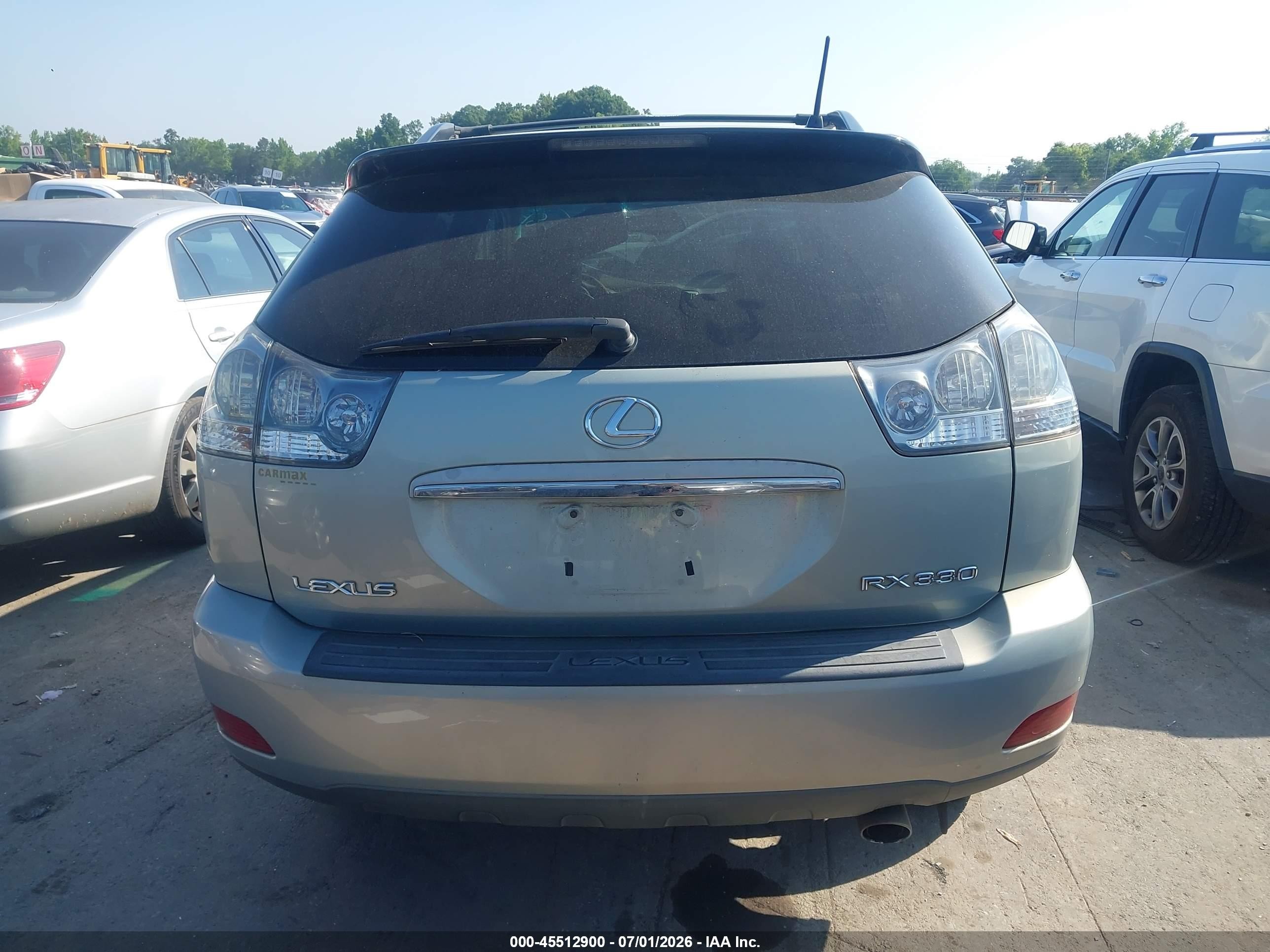 2006 Lexus Rx 330   Green vin: 2T2GA31U16C043318
