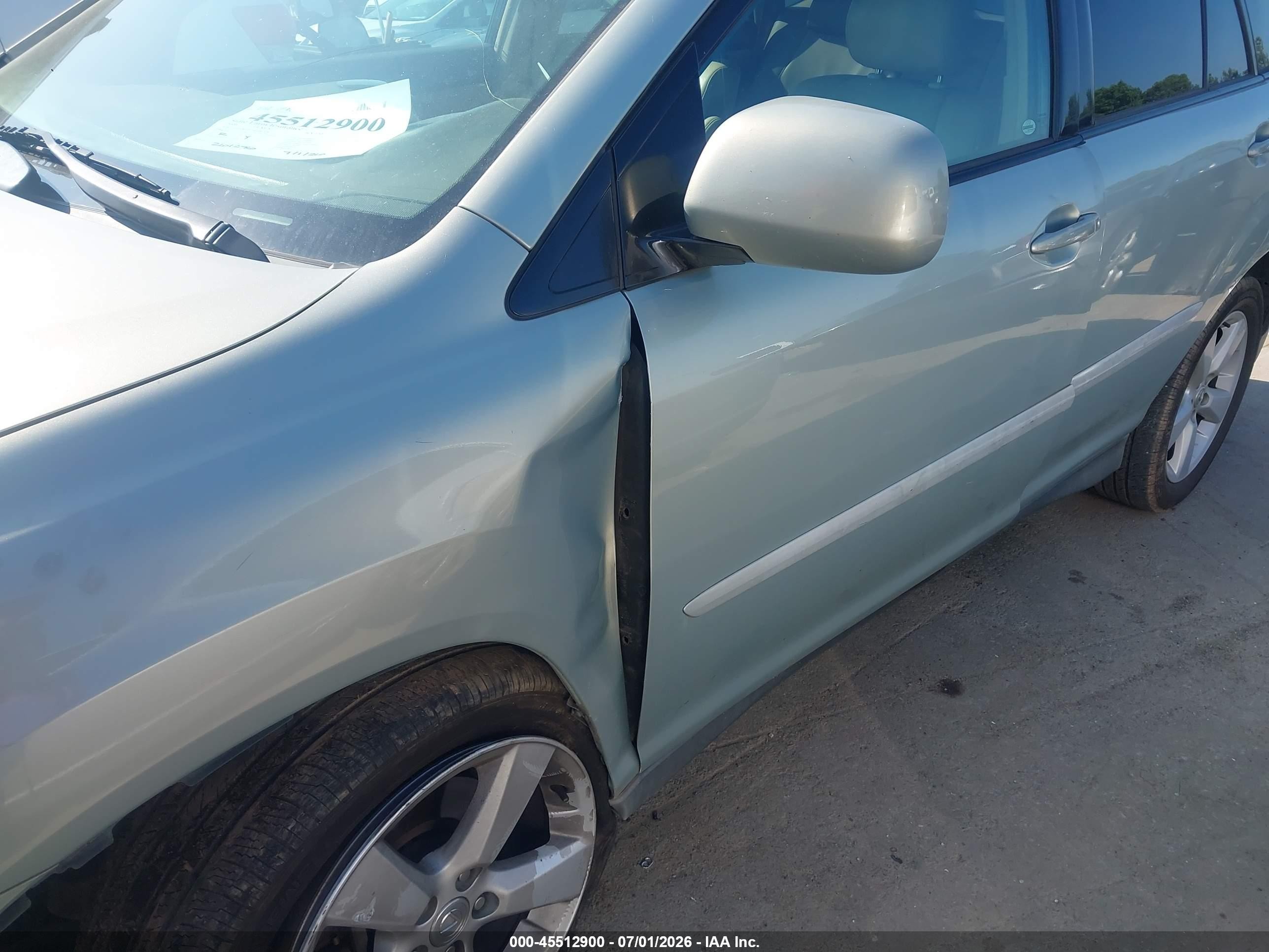 2006 Lexus Rx 330   Green vin: 2T2GA31U16C043318