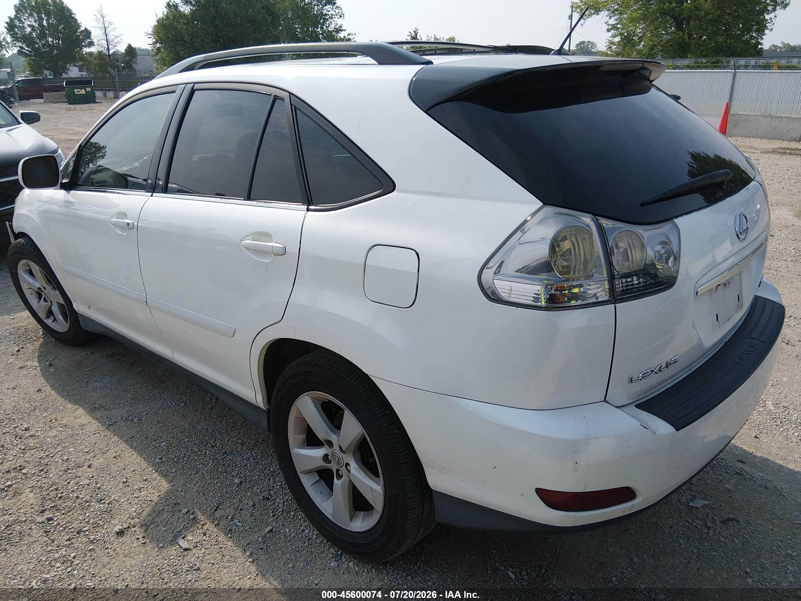 2006 Lexus Rx 330   White vin: 2T2GA31U16C045084