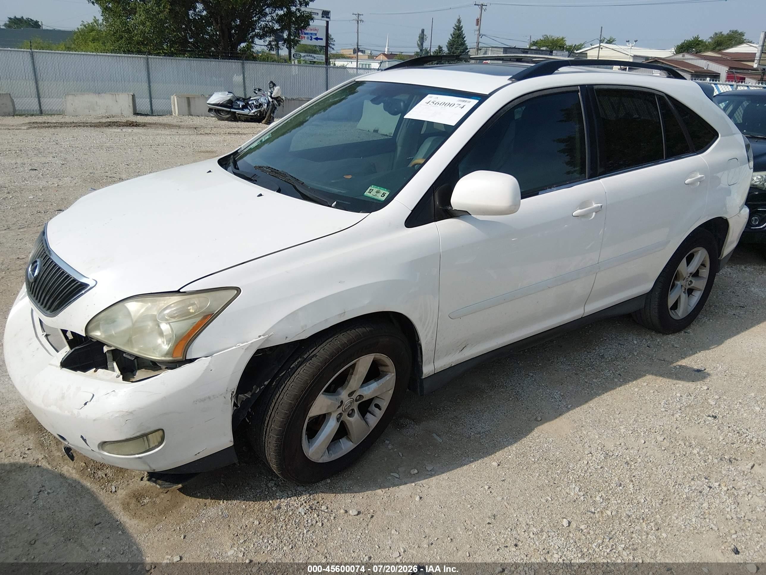 2006 Lexus Rx 330   White vin: 2T2GA31U16C045084