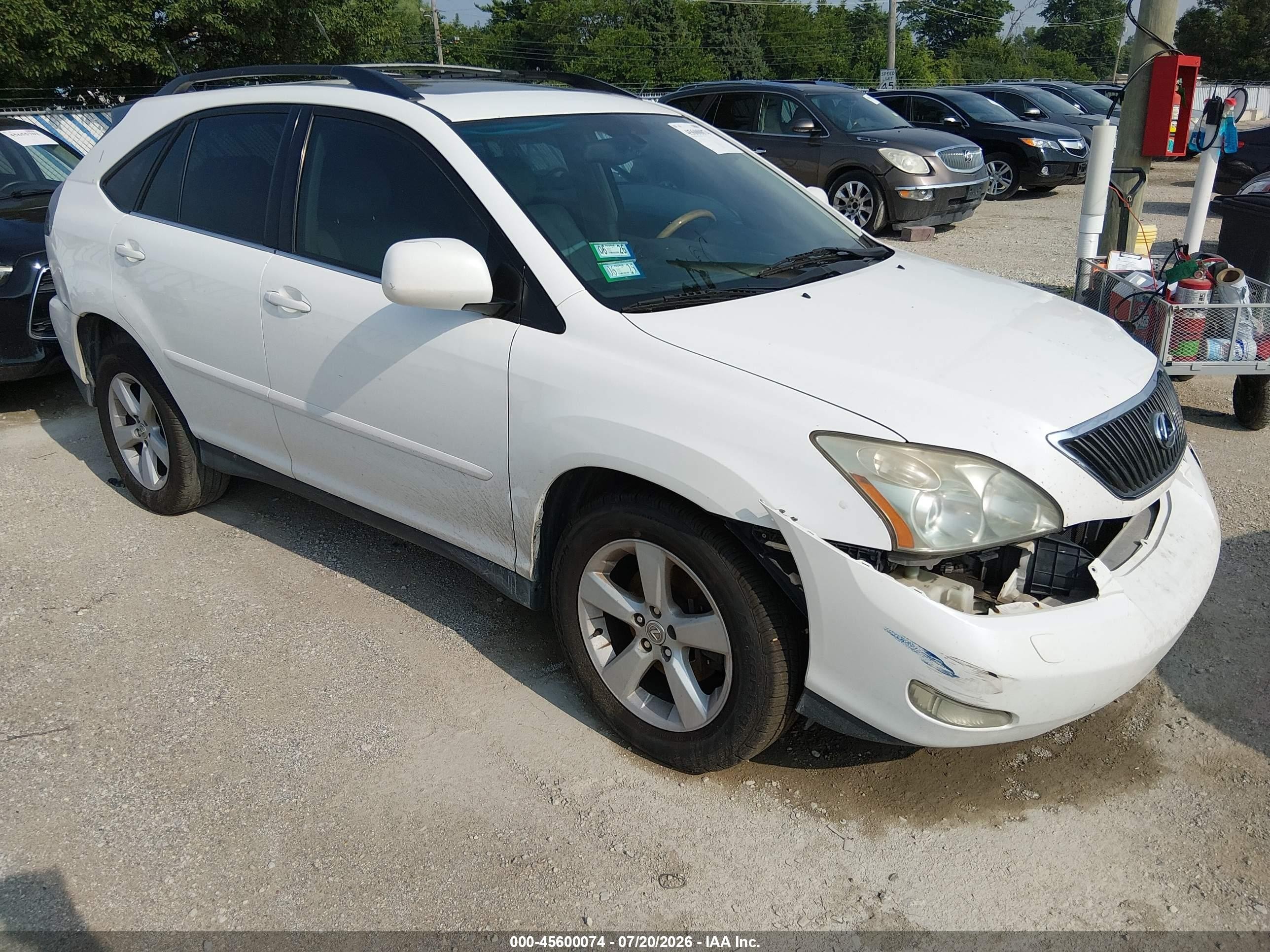 2006 Lexus Rx 330 White vin: 2T2GA31U16C045084