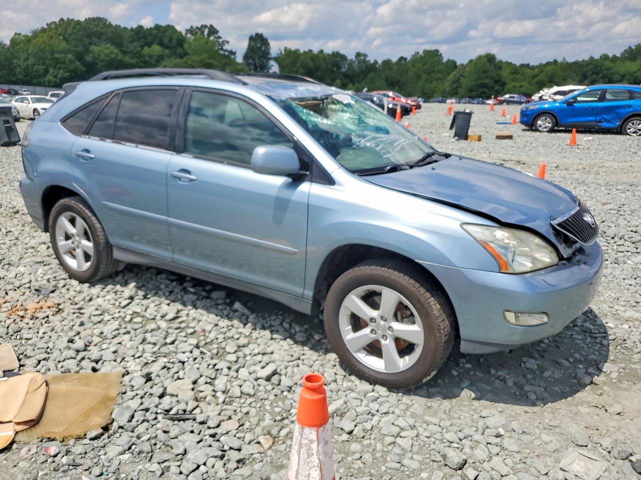 2005 Lexus Rx 330 Blue vin: 2T2GA31U25C037428