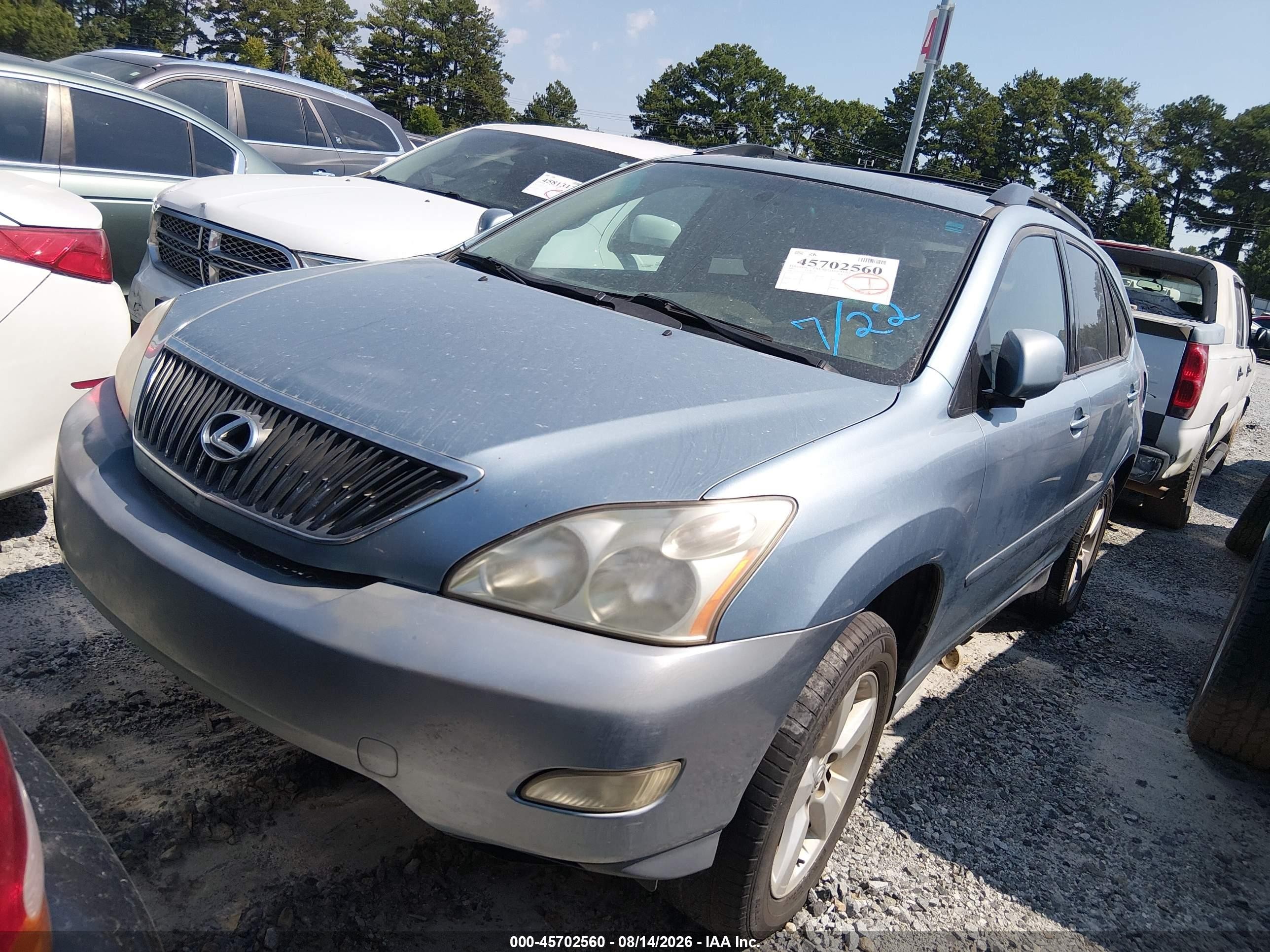 2005 Lexus Rx 330 Синий vin: 2T2GA31U25C040233