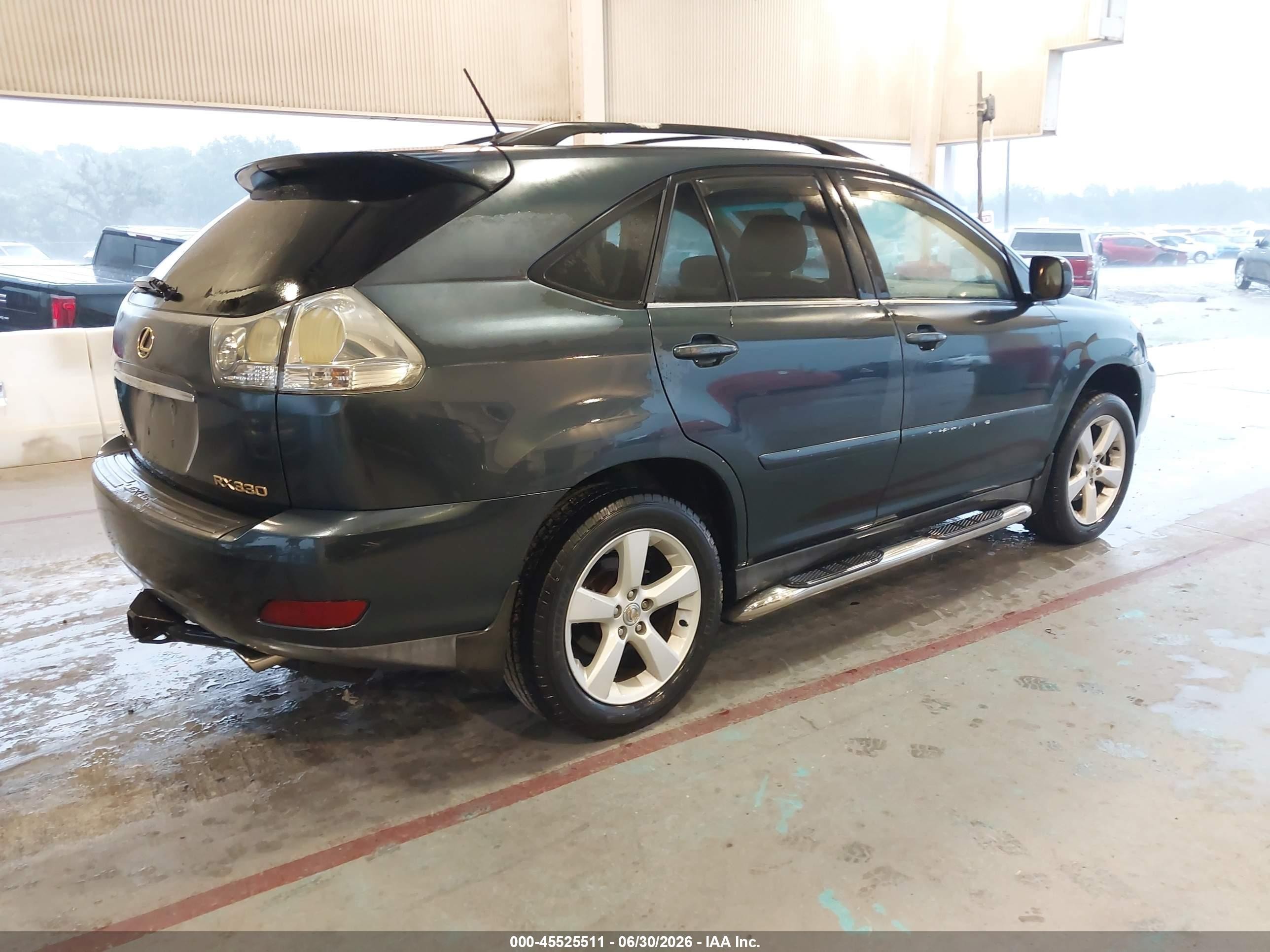 2005 Lexus Rx 330   Blue vin: 2T2GA31U25C041026