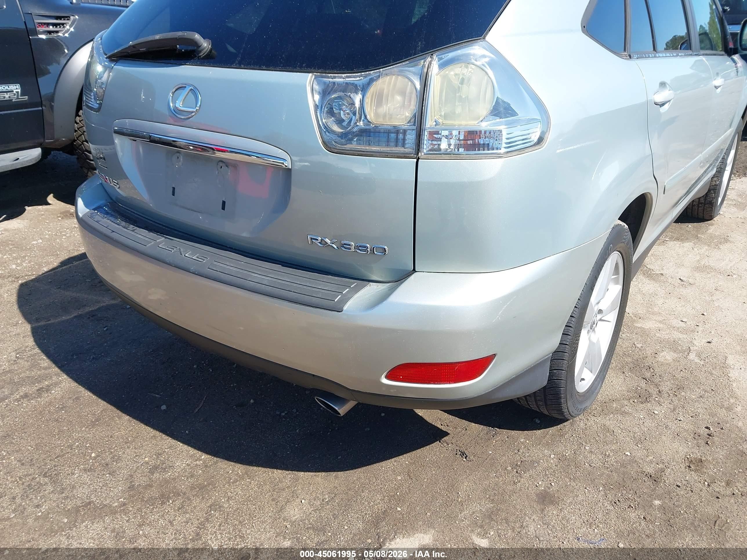 2006 Lexus Rx 330   Blue vin: 2T2GA31U26C044381