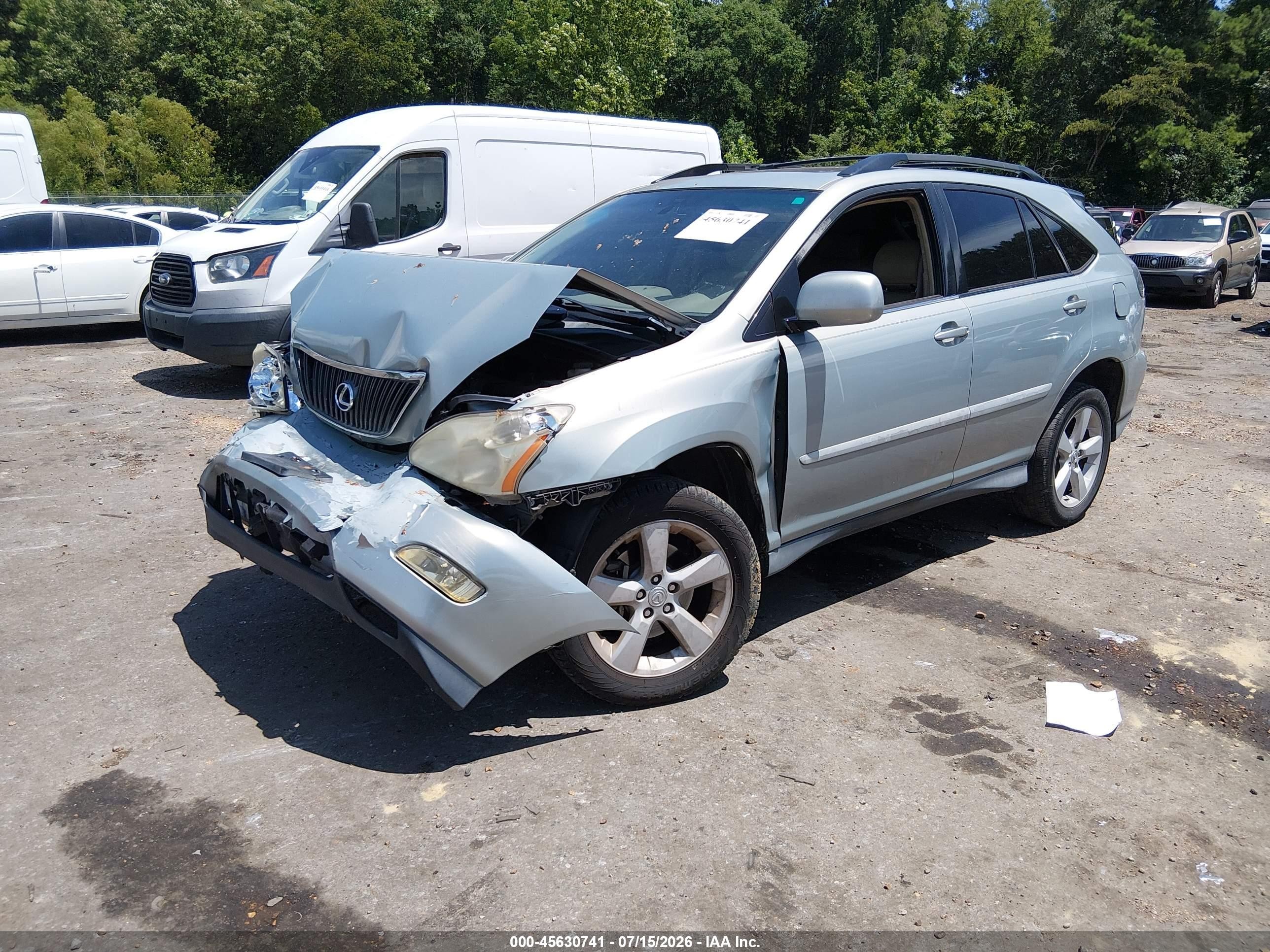 2006 Lexus Rx 330 Silver vin: 2T2GA31U26C047619