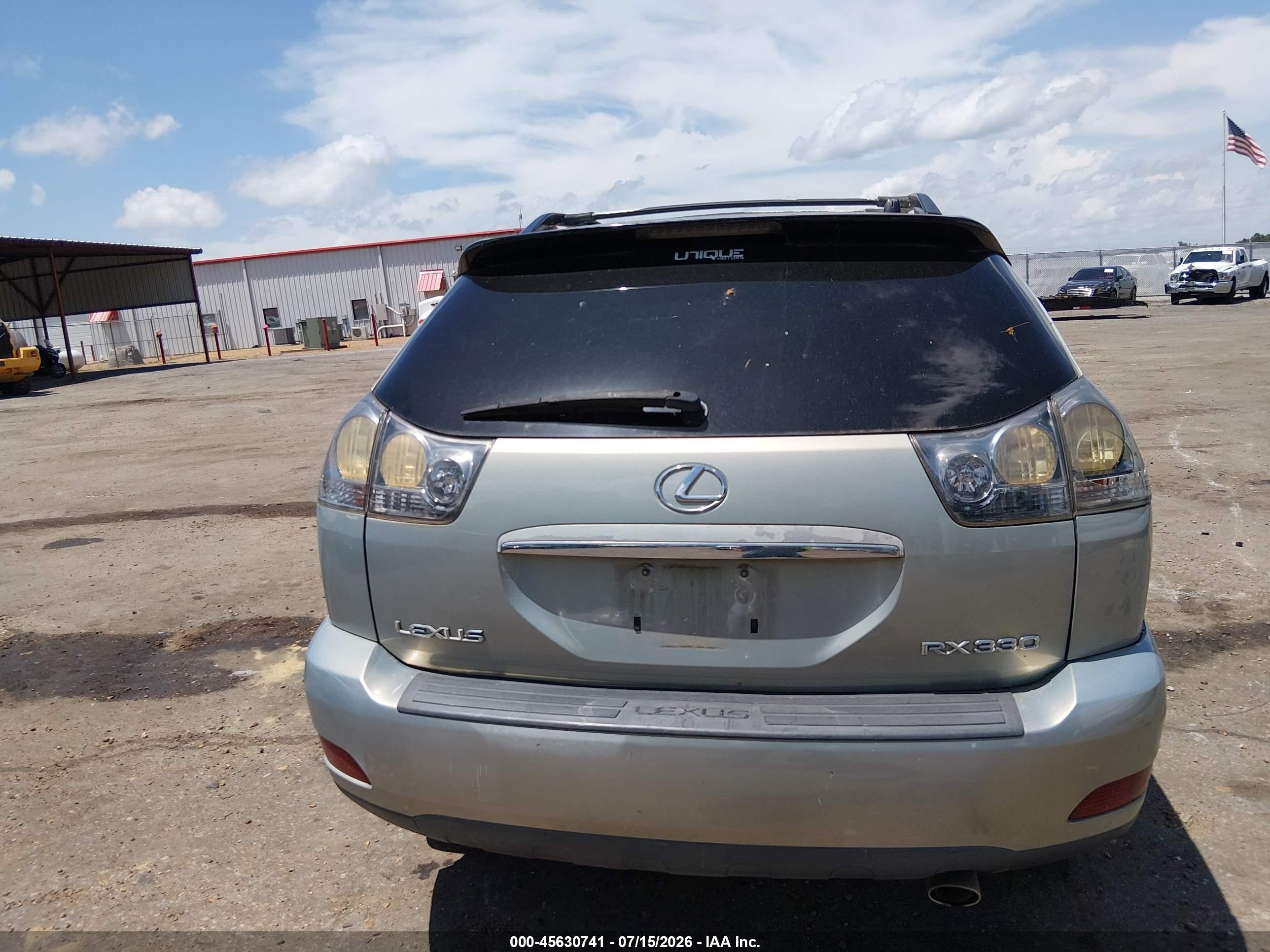 2006 Lexus Rx 330 Silver vin: 2T2GA31U26C047619