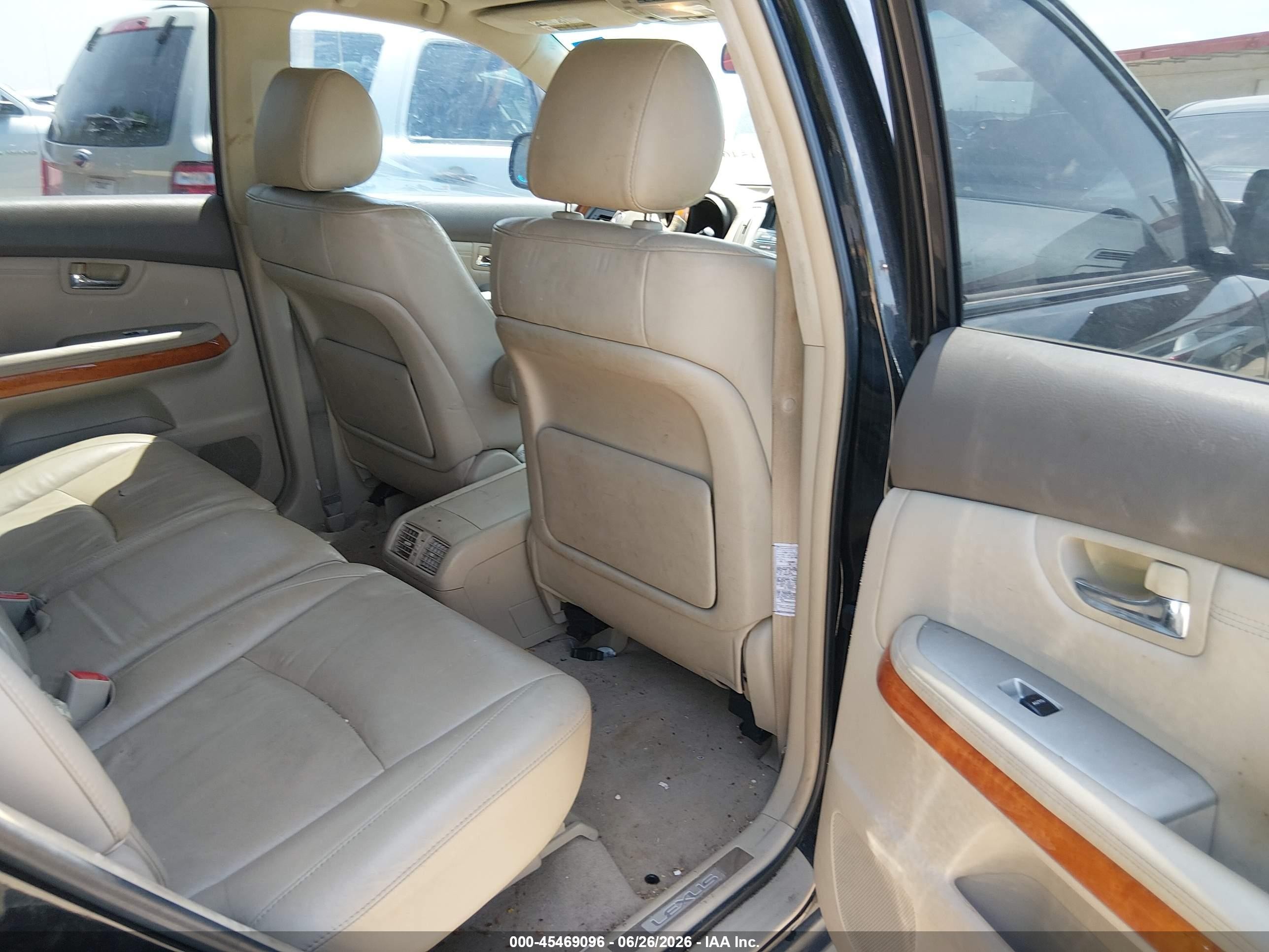 2006 Lexus Rx 330   Black vin: 2T2GA31U26C048835