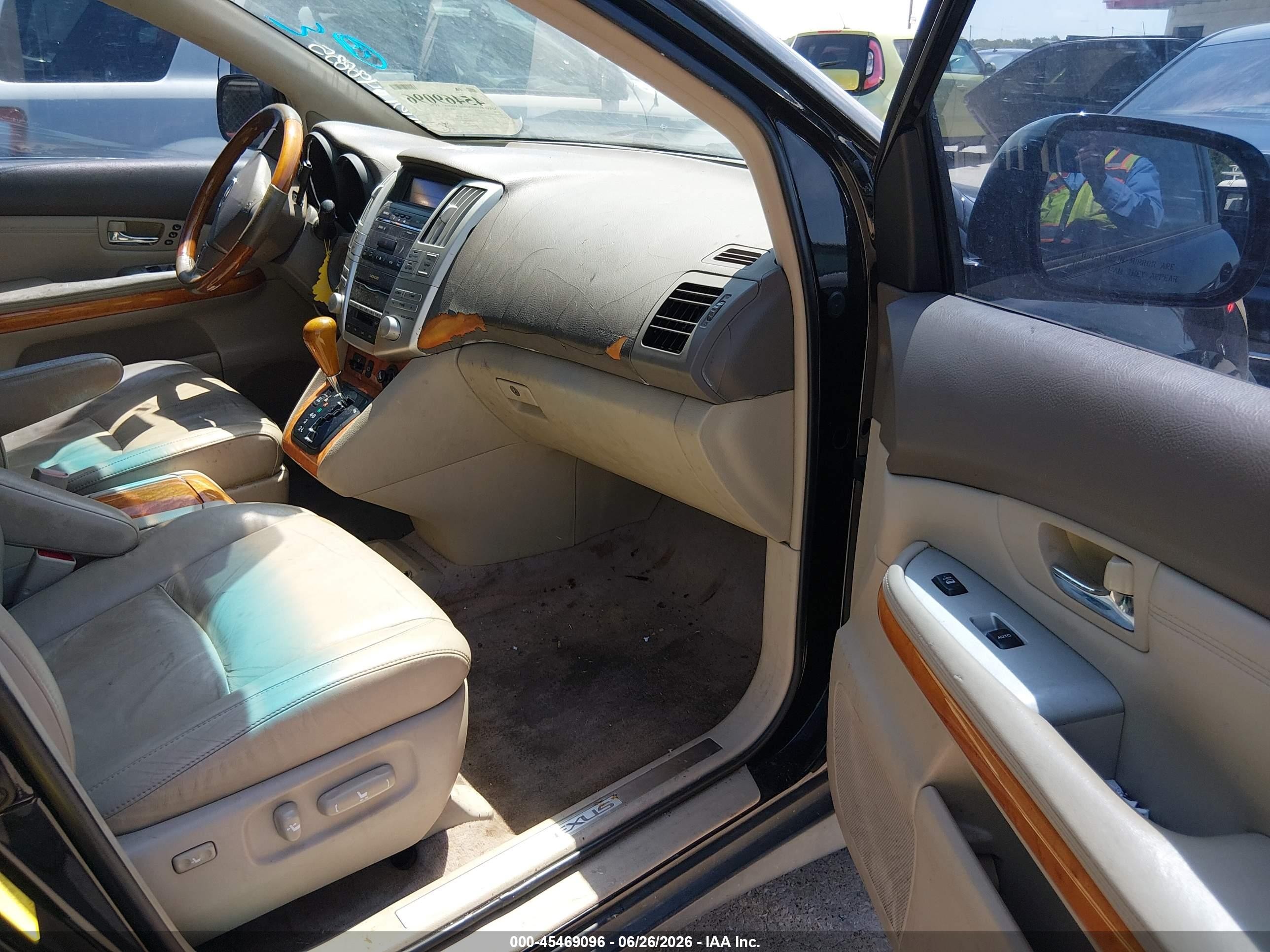 2006 Lexus Rx 330   Black vin: 2T2GA31U26C048835