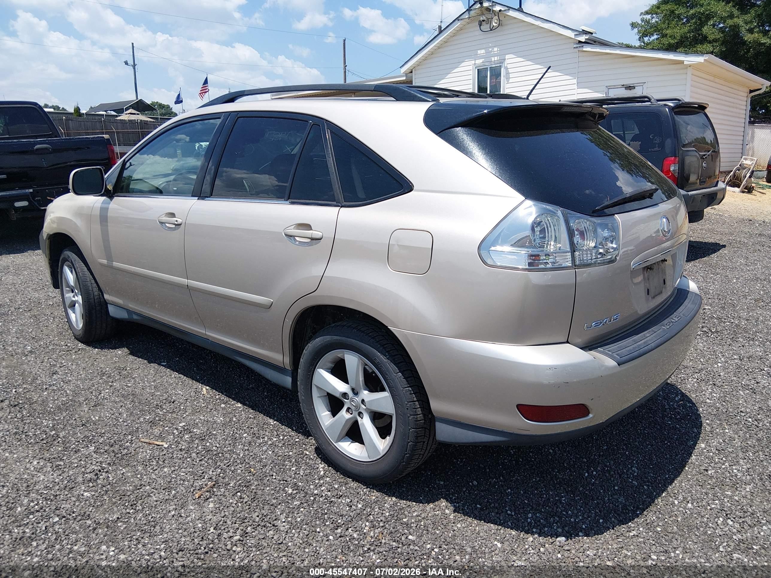 2004 Lexus Rx 330   Champagne vin: 2T2GA31U34C005716