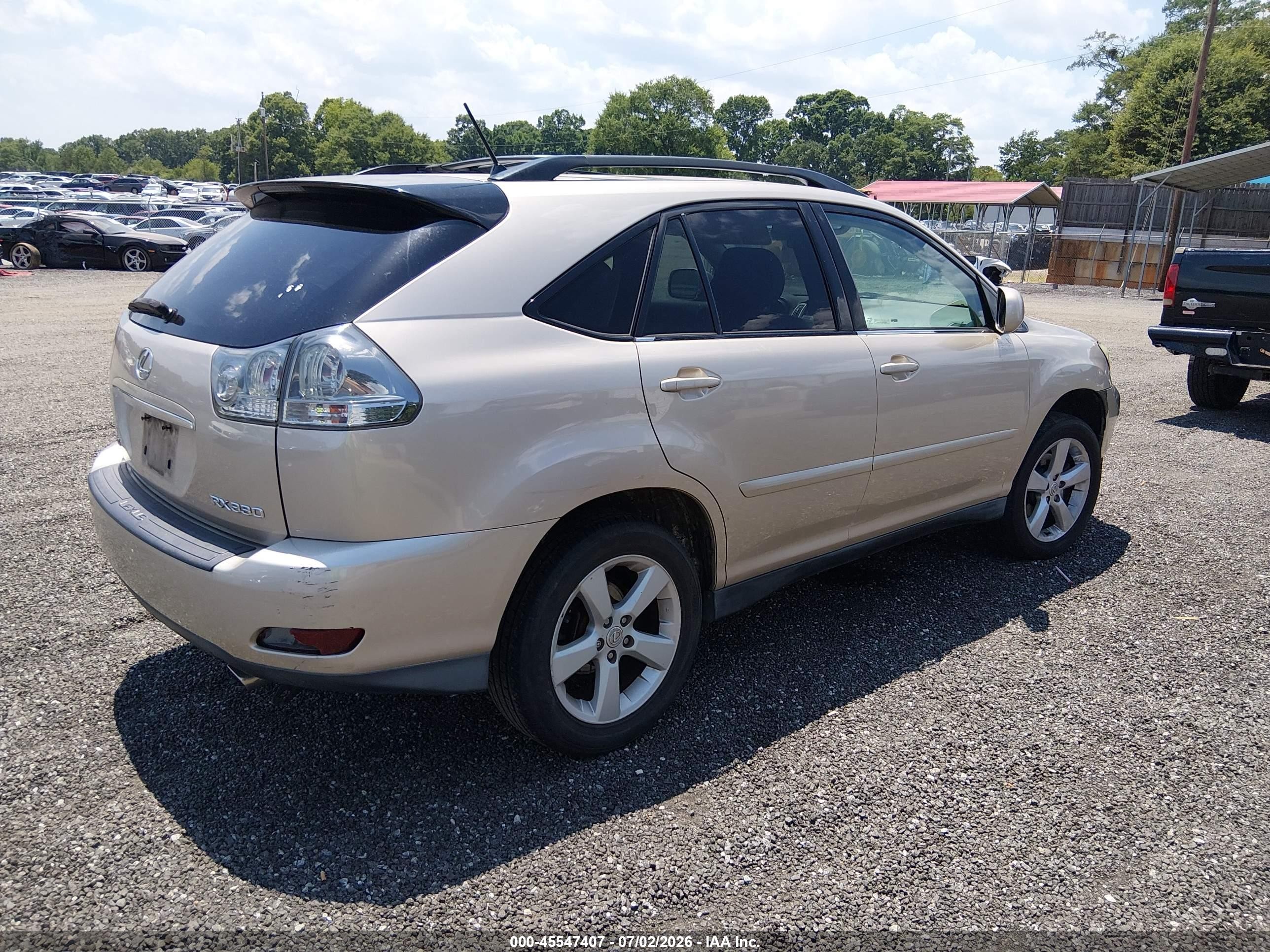 2004 Lexus Rx 330   Champagne vin: 2T2GA31U34C005716
