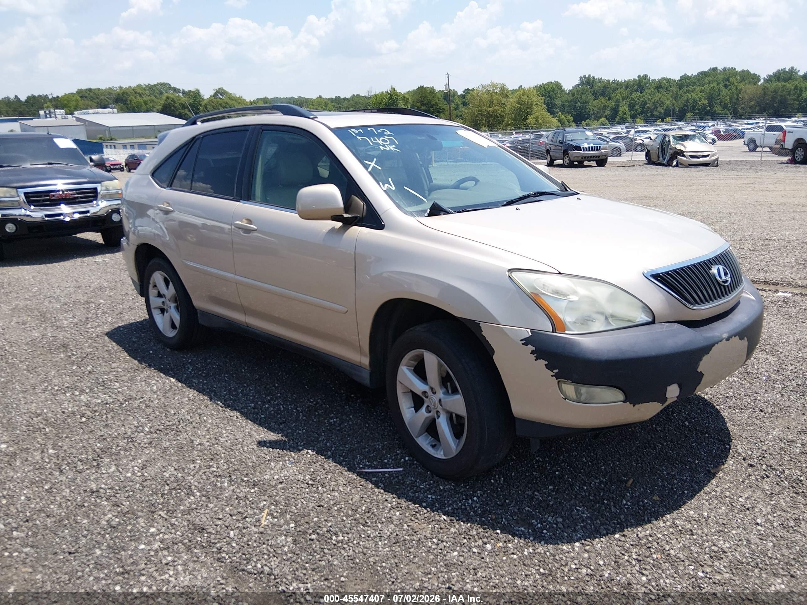 2004 Lexus Rx 330   Champagne vin: 2T2GA31U34C005716