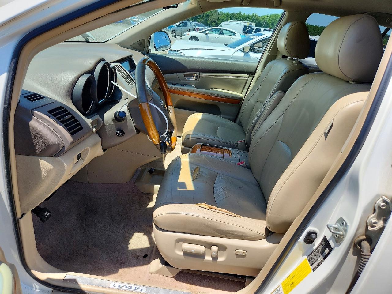 2005 Lexus Rx 330 White vin: 2T2GA31U35C020766