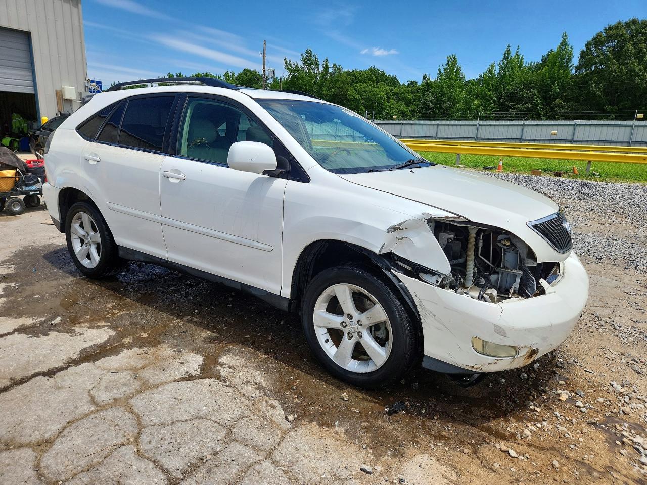 2005 Lexus Rx 330 White vin: 2T2GA31U35C020766