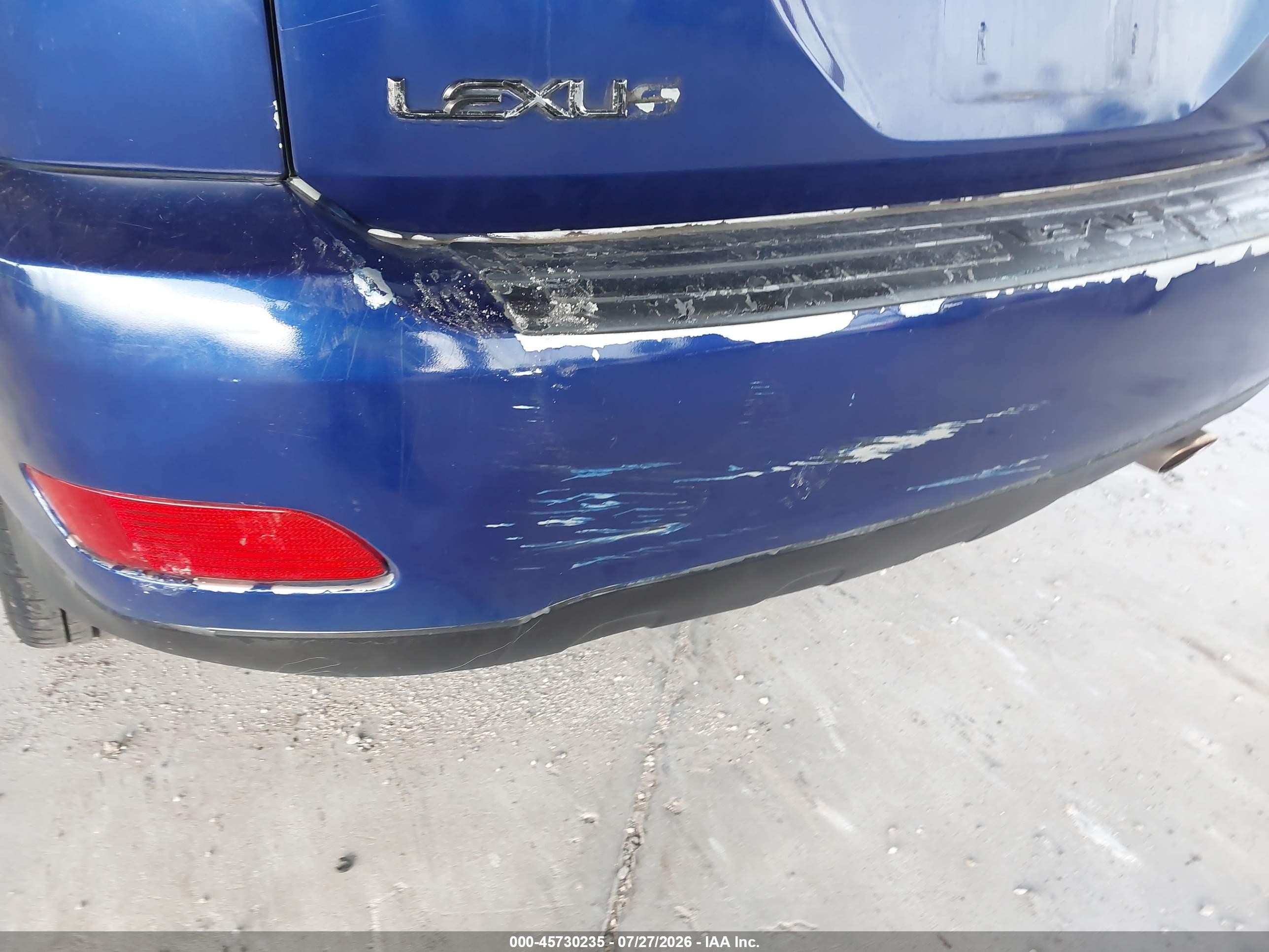 2005 Lexus Rx 330   Blue vin: 2T2GA31U35C022727