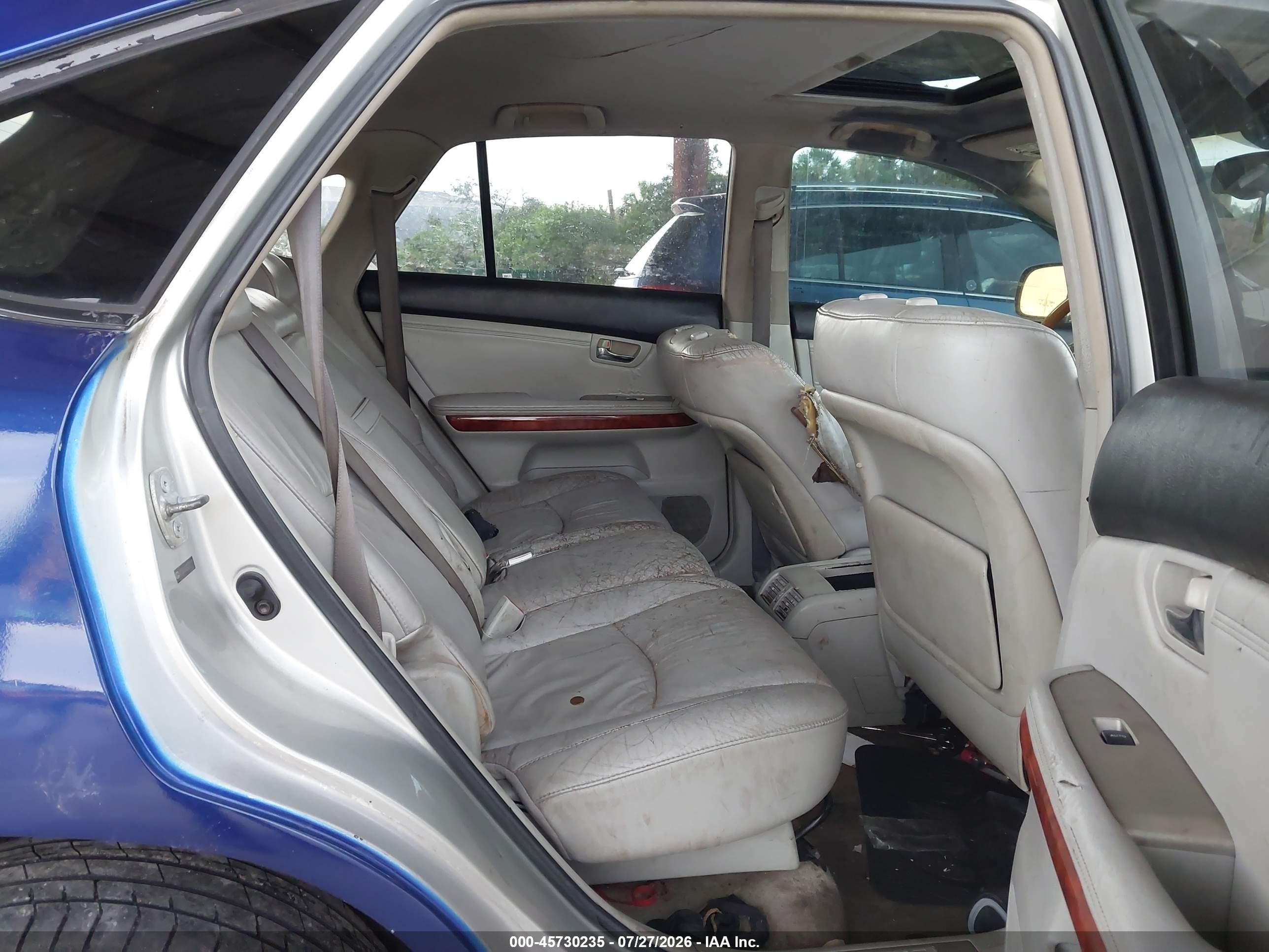 2005 Lexus Rx 330   Blue vin: 2T2GA31U35C022727