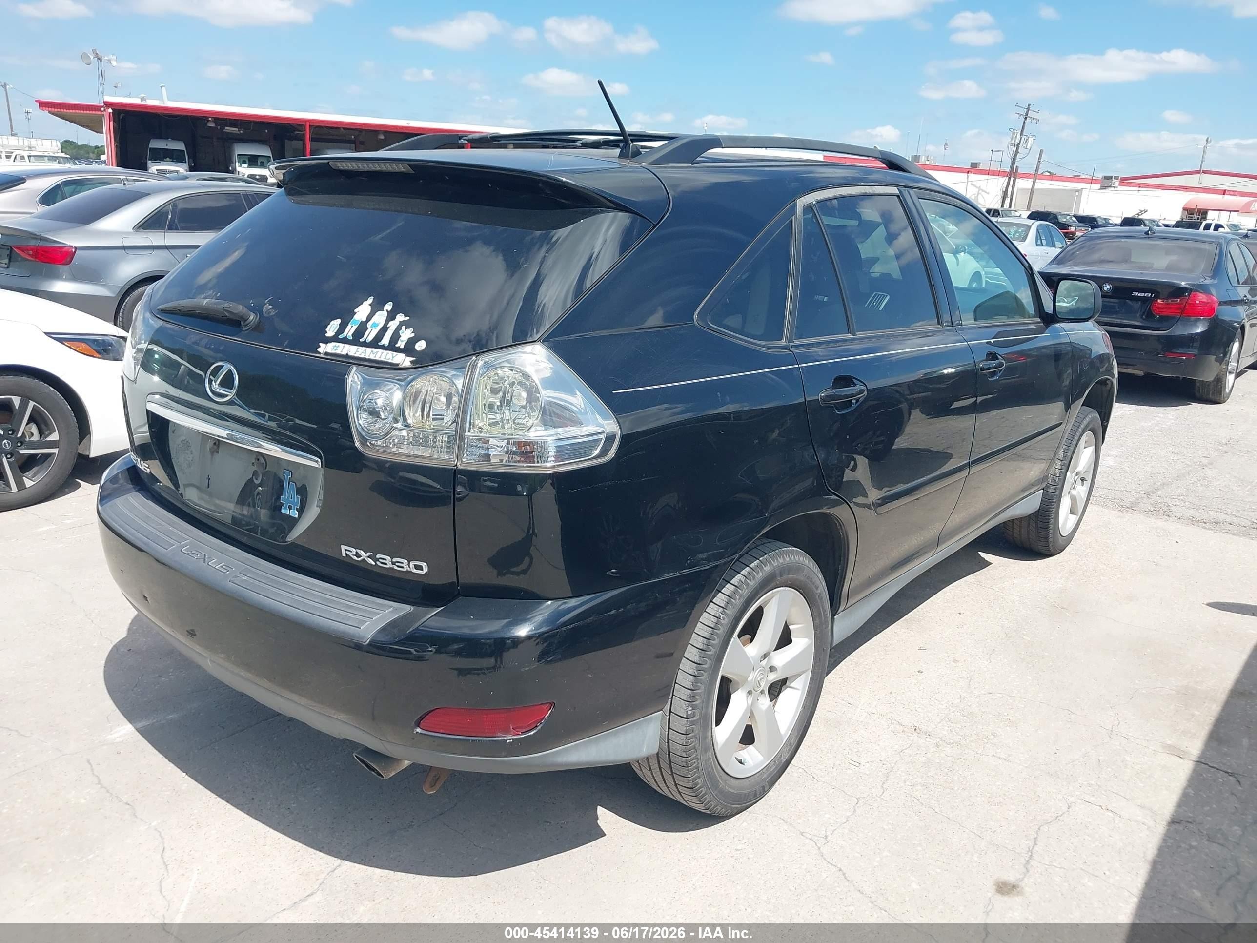 2005 Lexus Rx 330 Black vin: 2T2GA31U35C040824