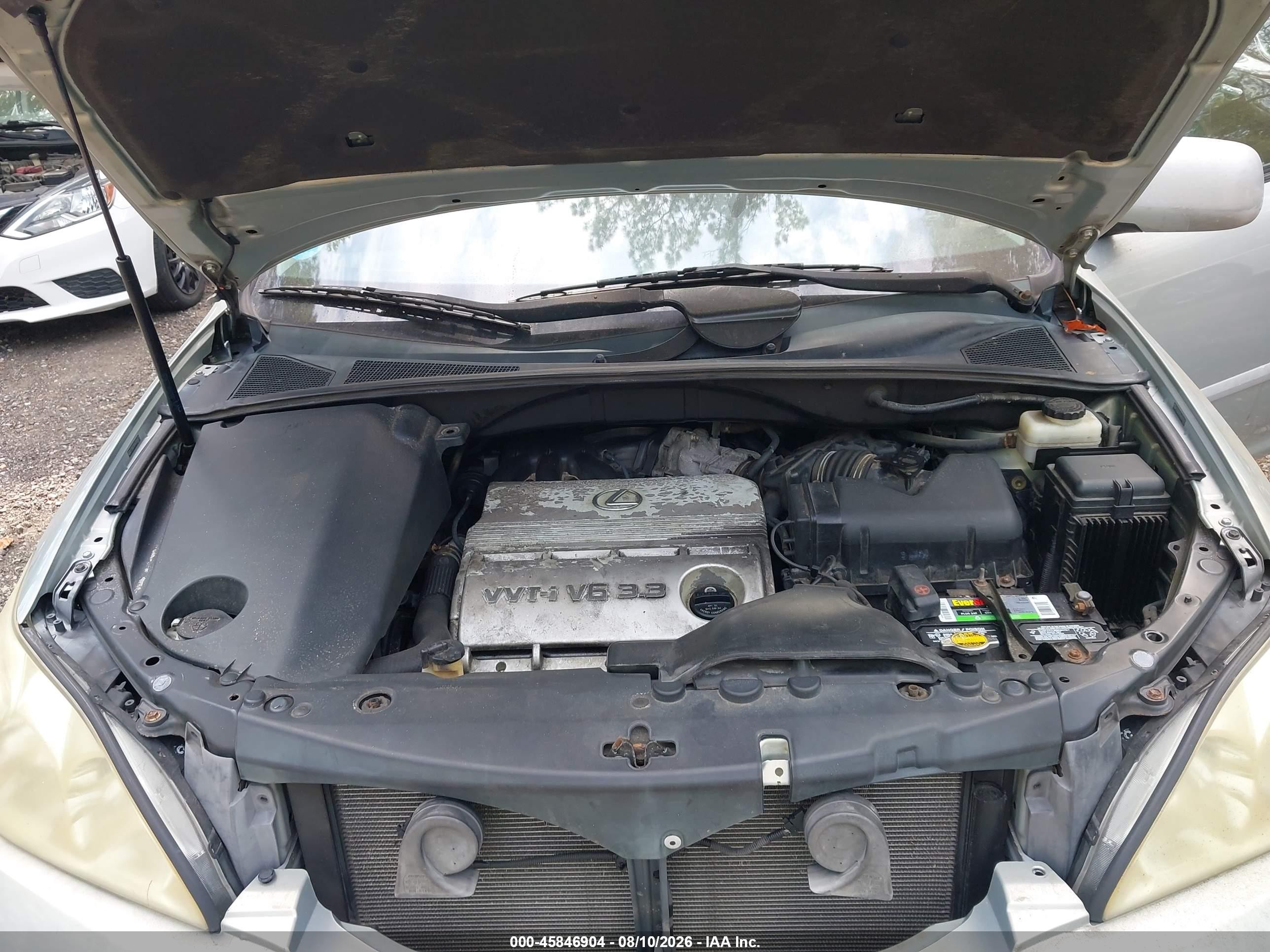 2004 Lexus Rx 330   Silver vin: 2T2GA31U44C010472