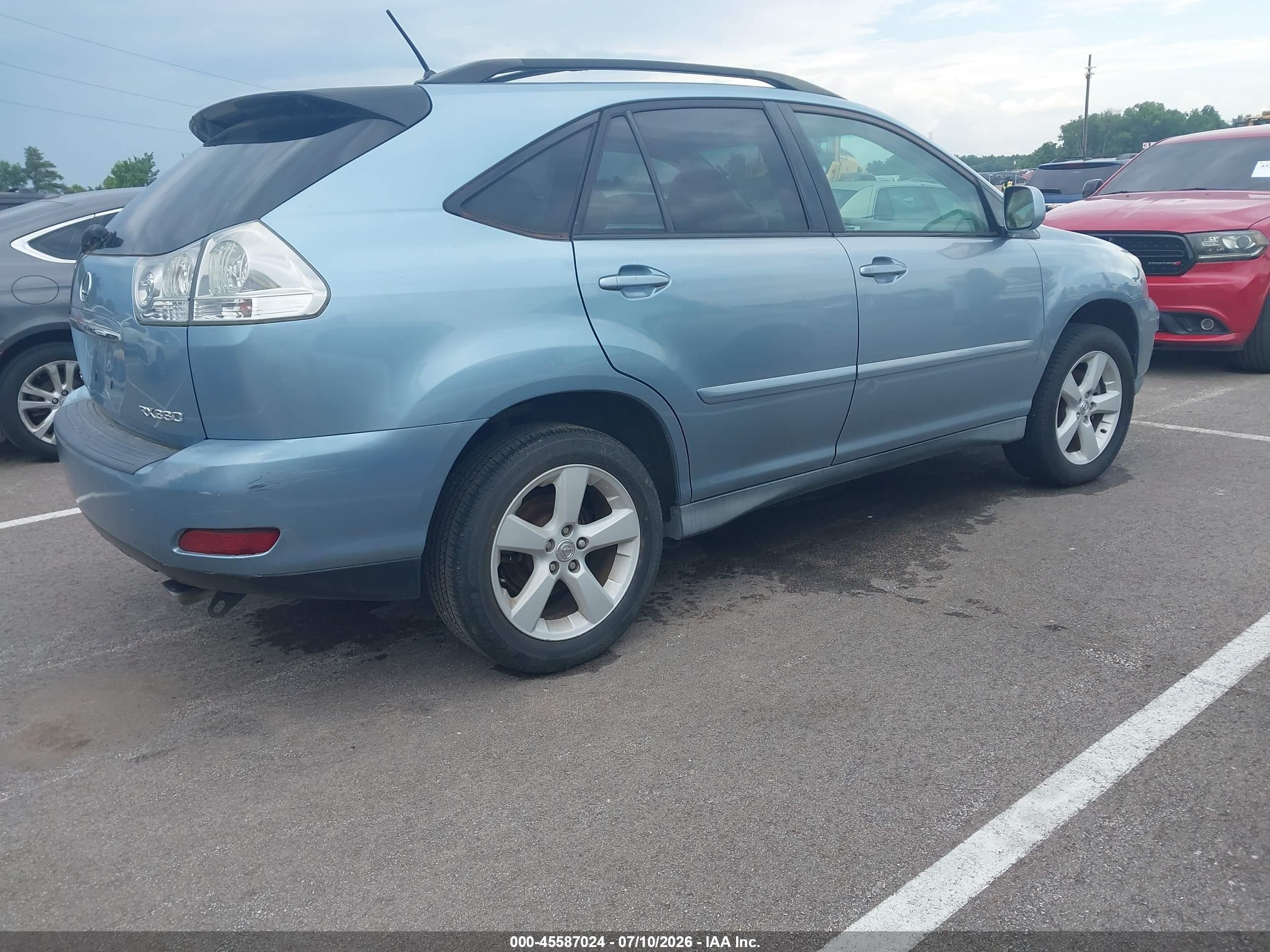 2005 Lexus Rx 330   Light Blue vin: 2T2GA31U45C031324