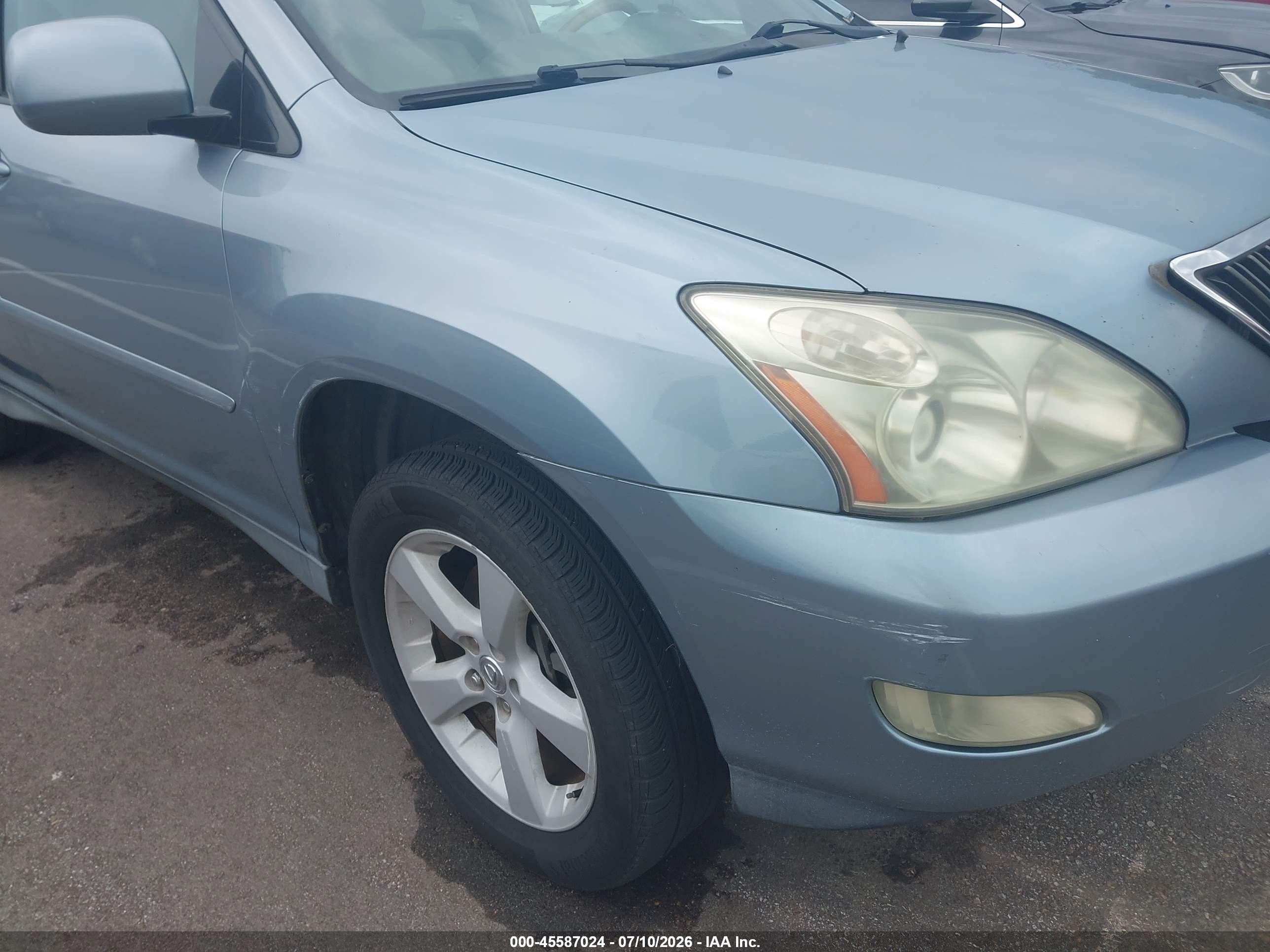 2005 Lexus Rx 330   Light Blue vin: 2T2GA31U45C031324