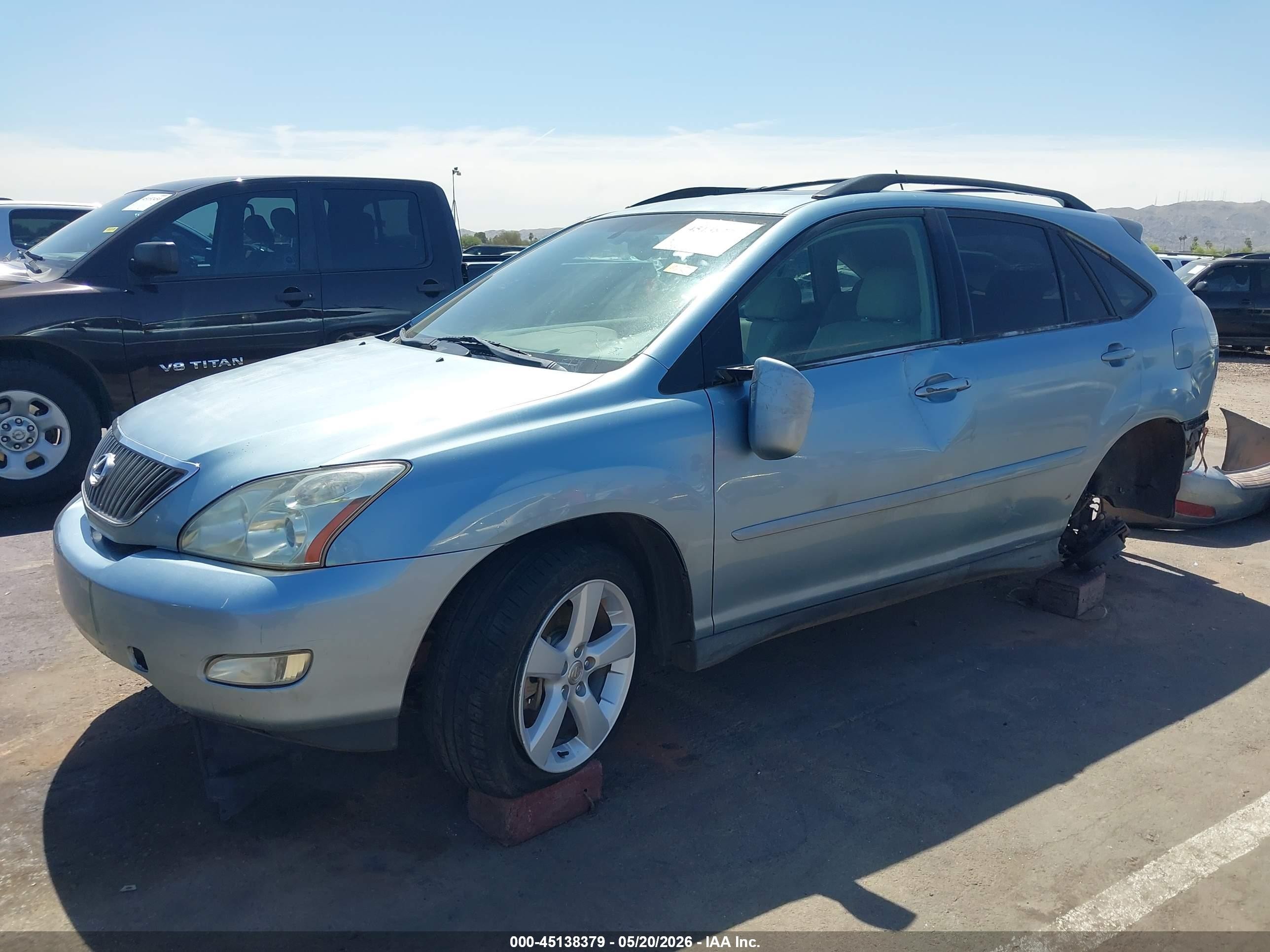 2005 Lexus Rx 330 Light Blue vin: 2T2GA31U45C040184
