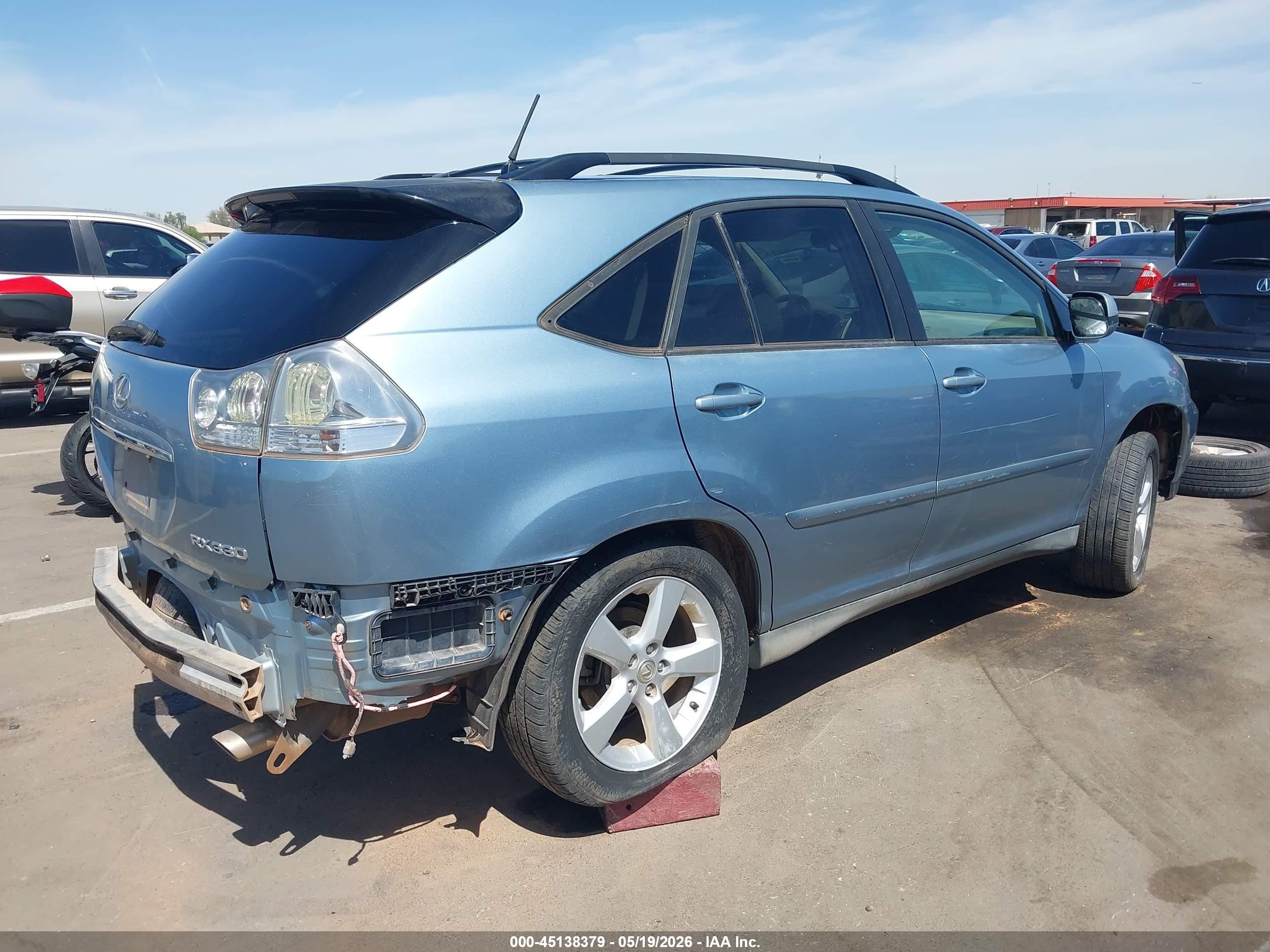 2005 Lexus Rx 330 Light Blue vin: 2T2GA31U45C040184