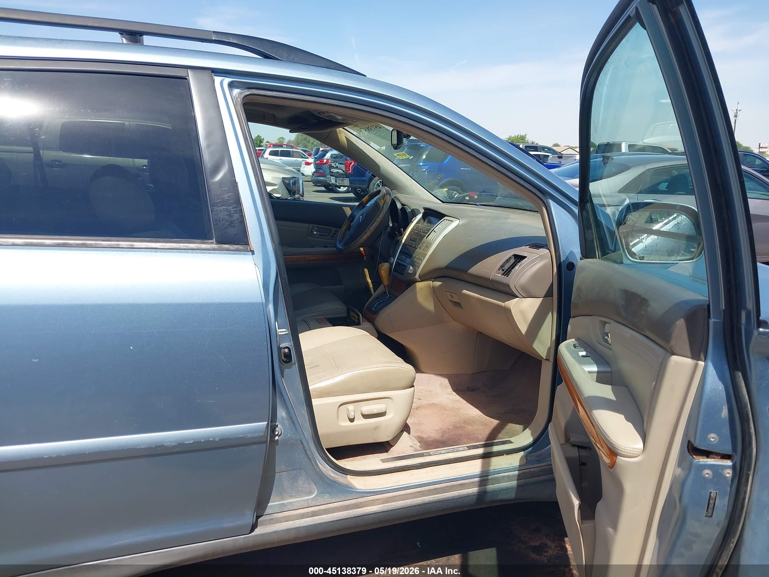 2005 Lexus Rx 330 Light Blue vin: 2T2GA31U45C040184