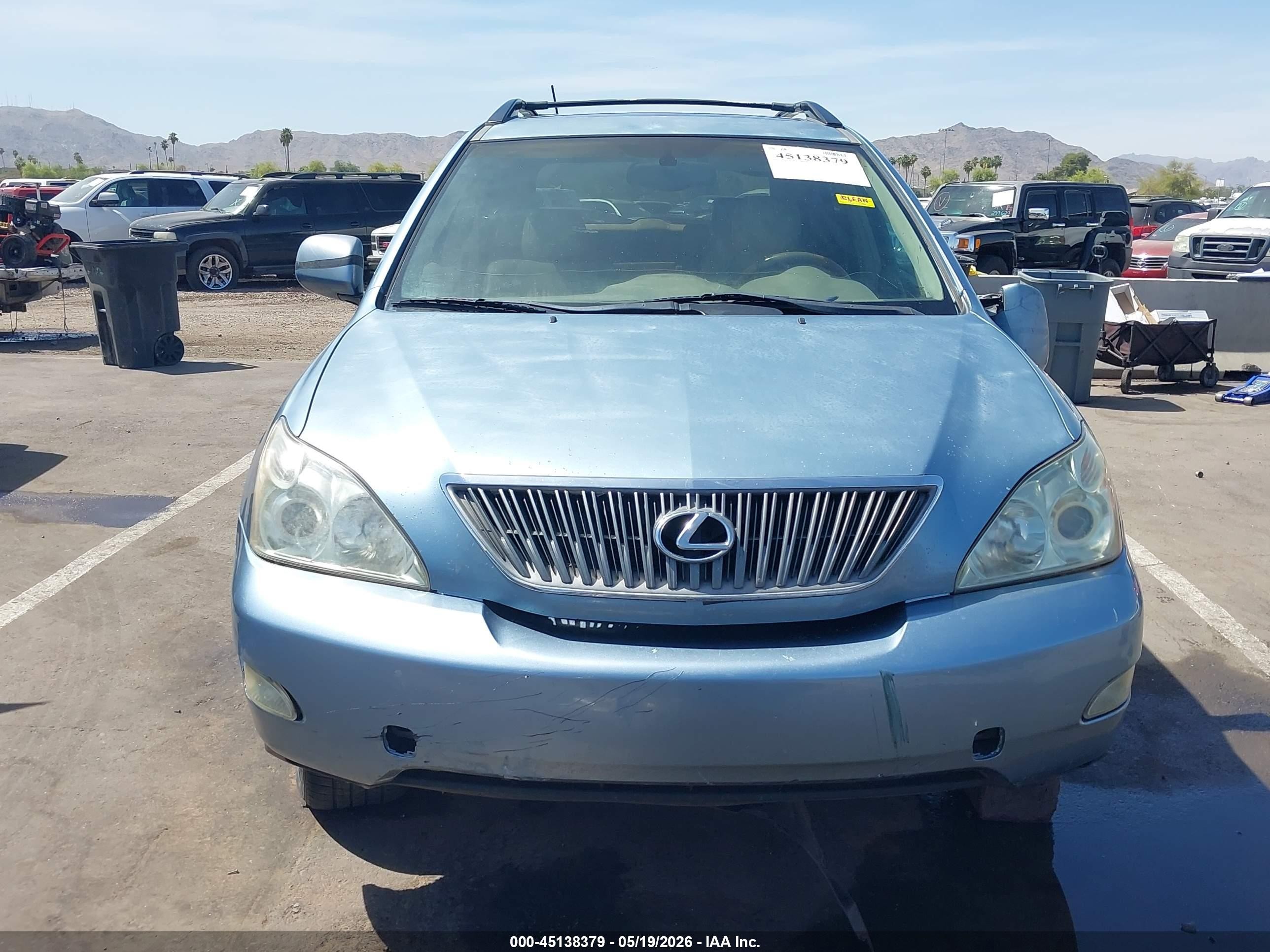 2005 Lexus Rx 330 Light Blue vin: 2T2GA31U45C040184