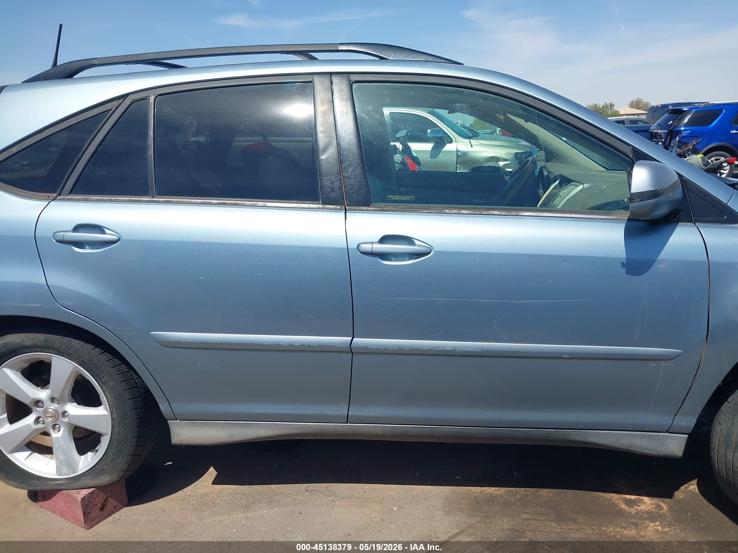 2005 Lexus Rx 330 Light Blue vin: 2T2GA31U45C040184