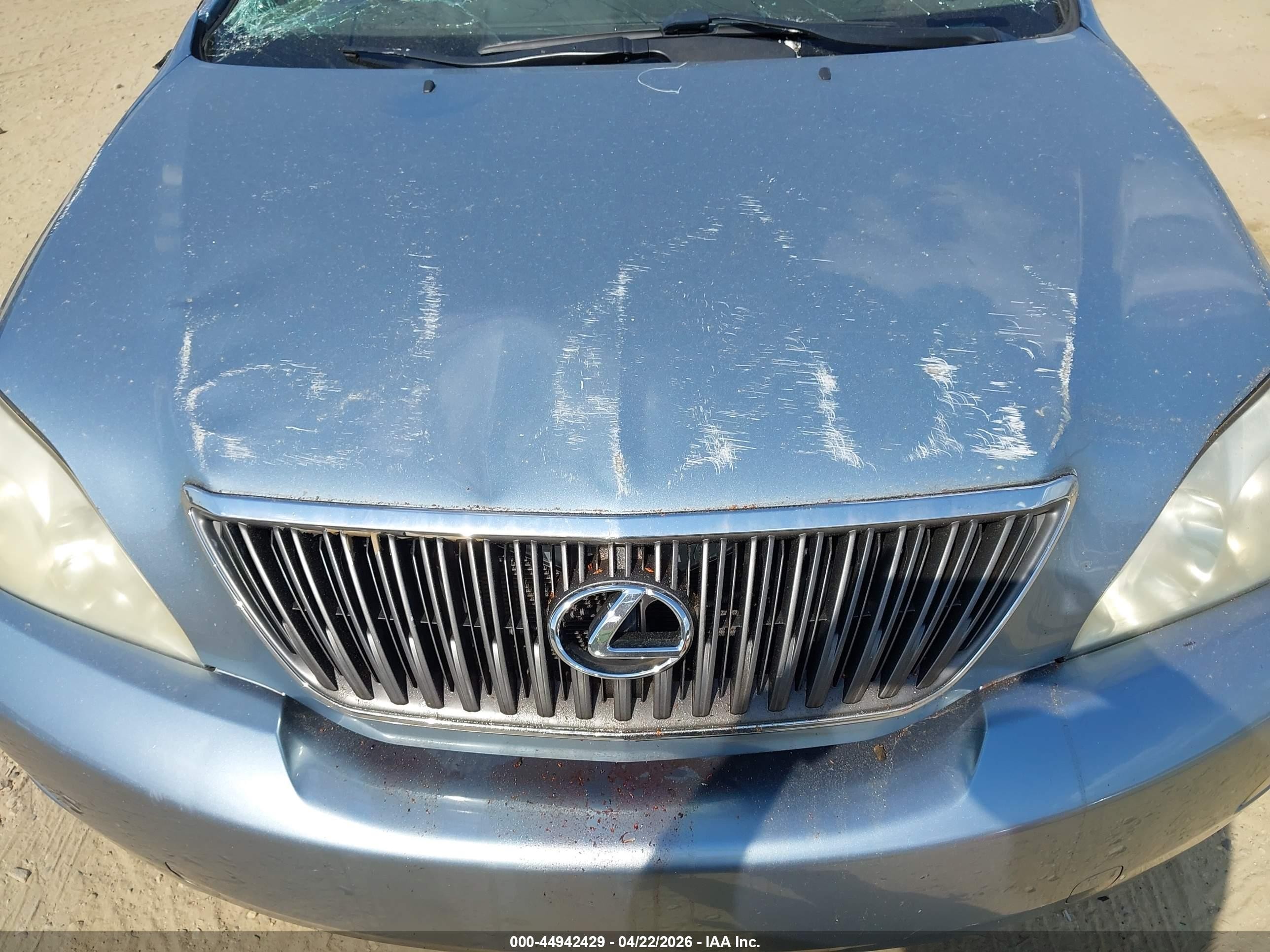 2006 Lexus Rx 330 Light Blue vin: 2T2GA31U46C044785