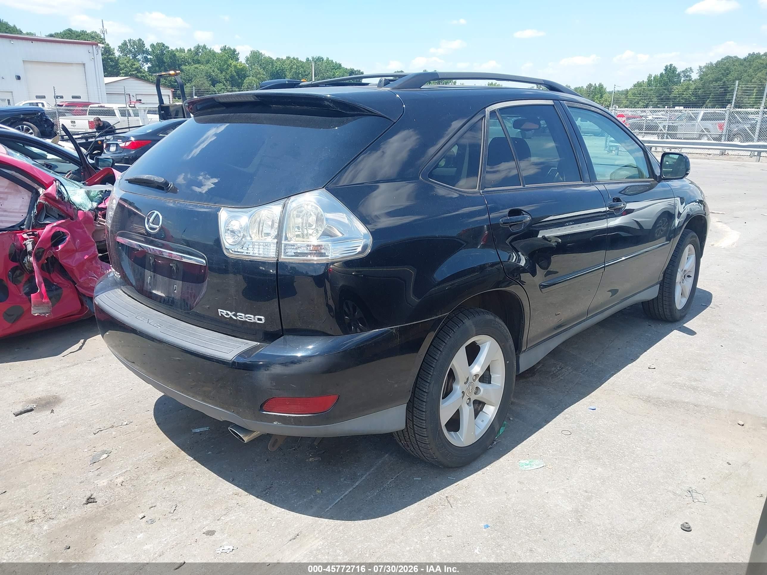 2006 Lexus Rx 330   Black vin: 2T2GA31U46C053051