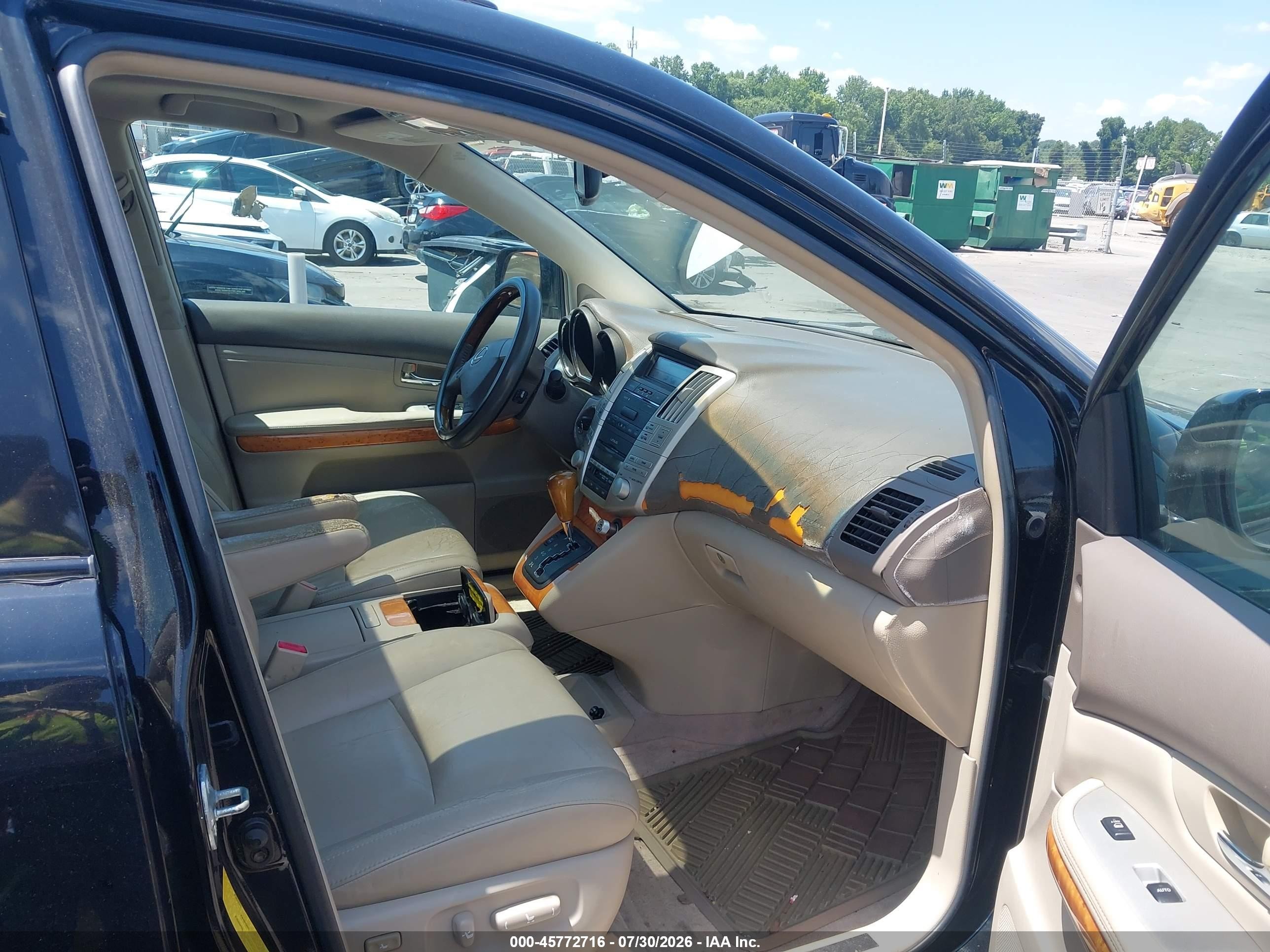 2006 Lexus Rx 330   Black vin: 2T2GA31U46C053051