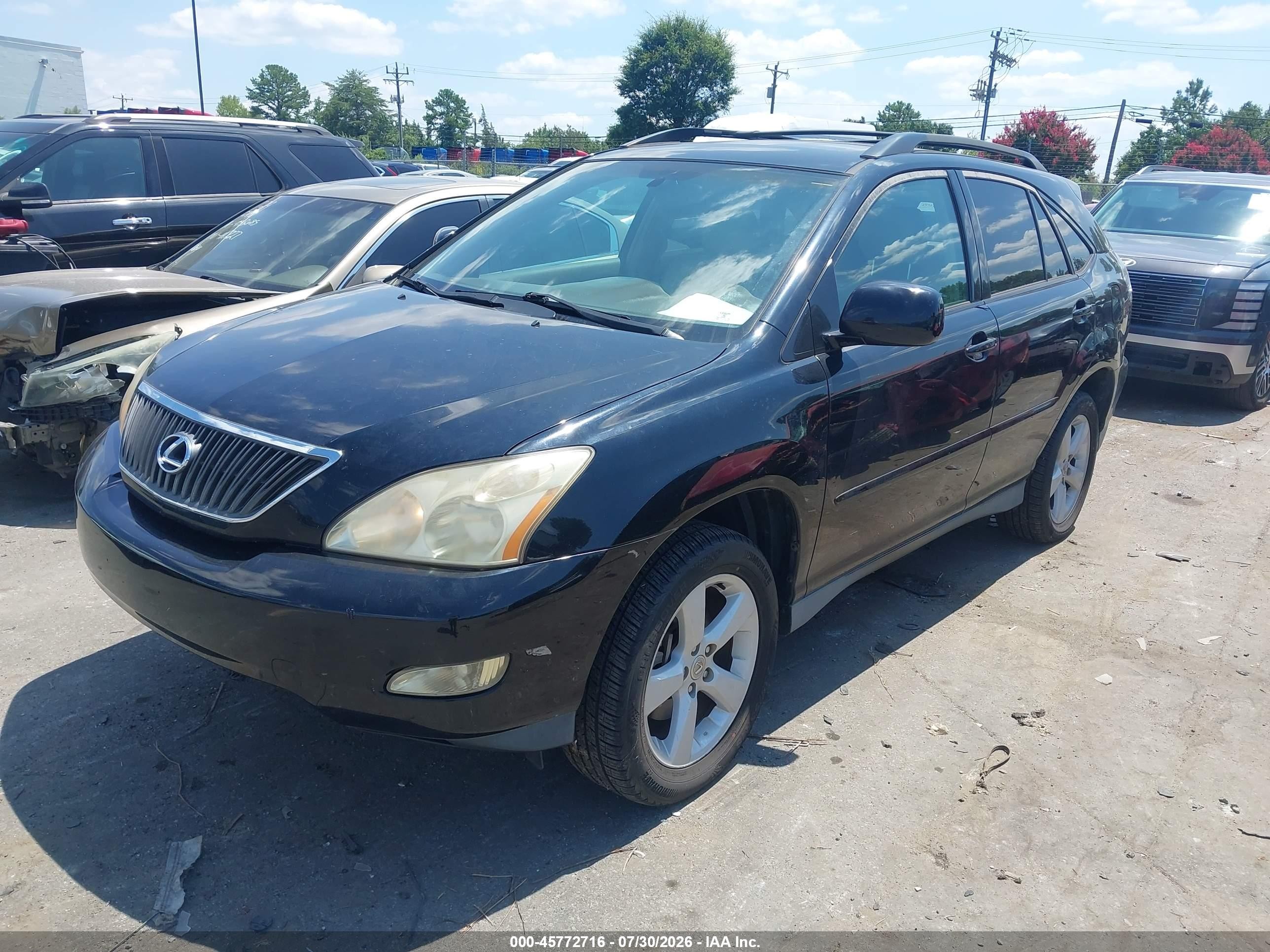 2006 Lexus Rx 330   Black vin: 2T2GA31U46C053051
