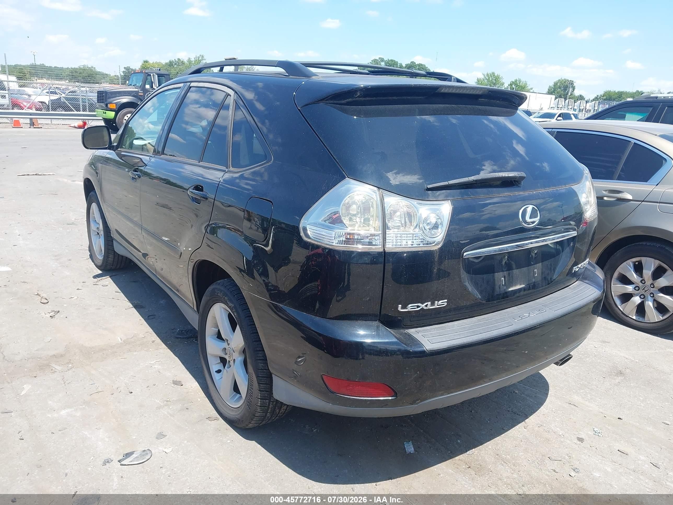 2006 Lexus Rx 330   Black vin: 2T2GA31U46C053051