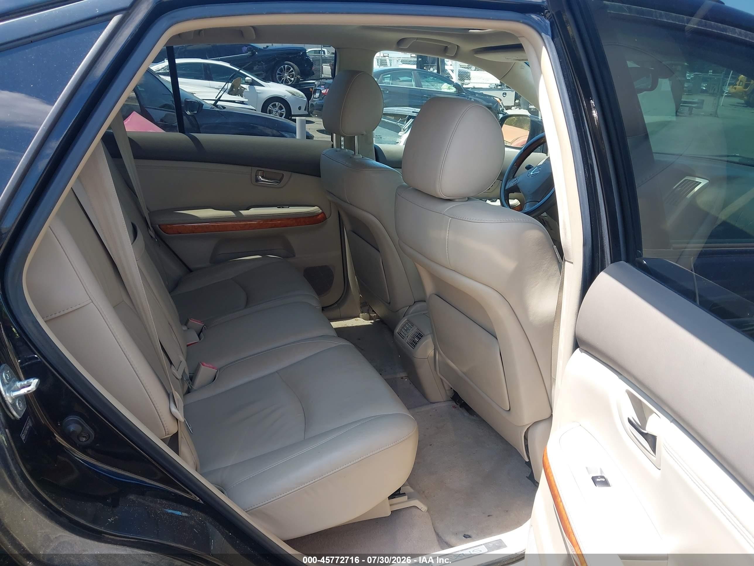 2006 Lexus Rx 330   Black vin: 2T2GA31U46C053051