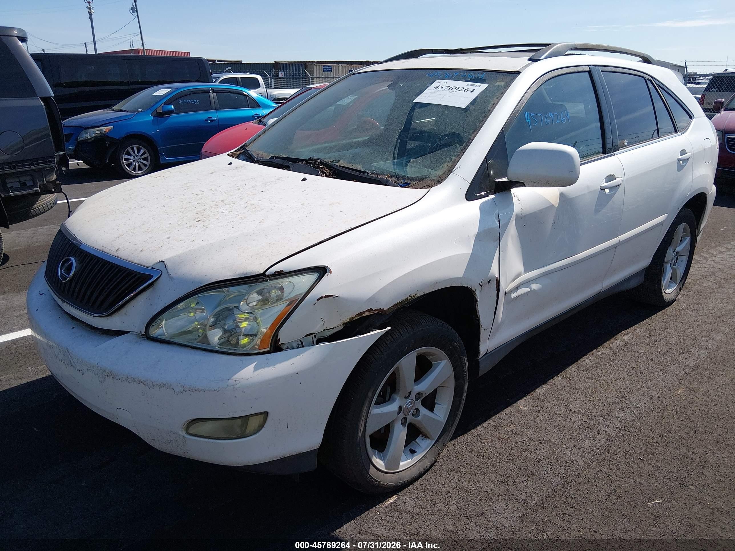 2004 Lexus Rx 330   White vin: 2T2GA31U54C005149
