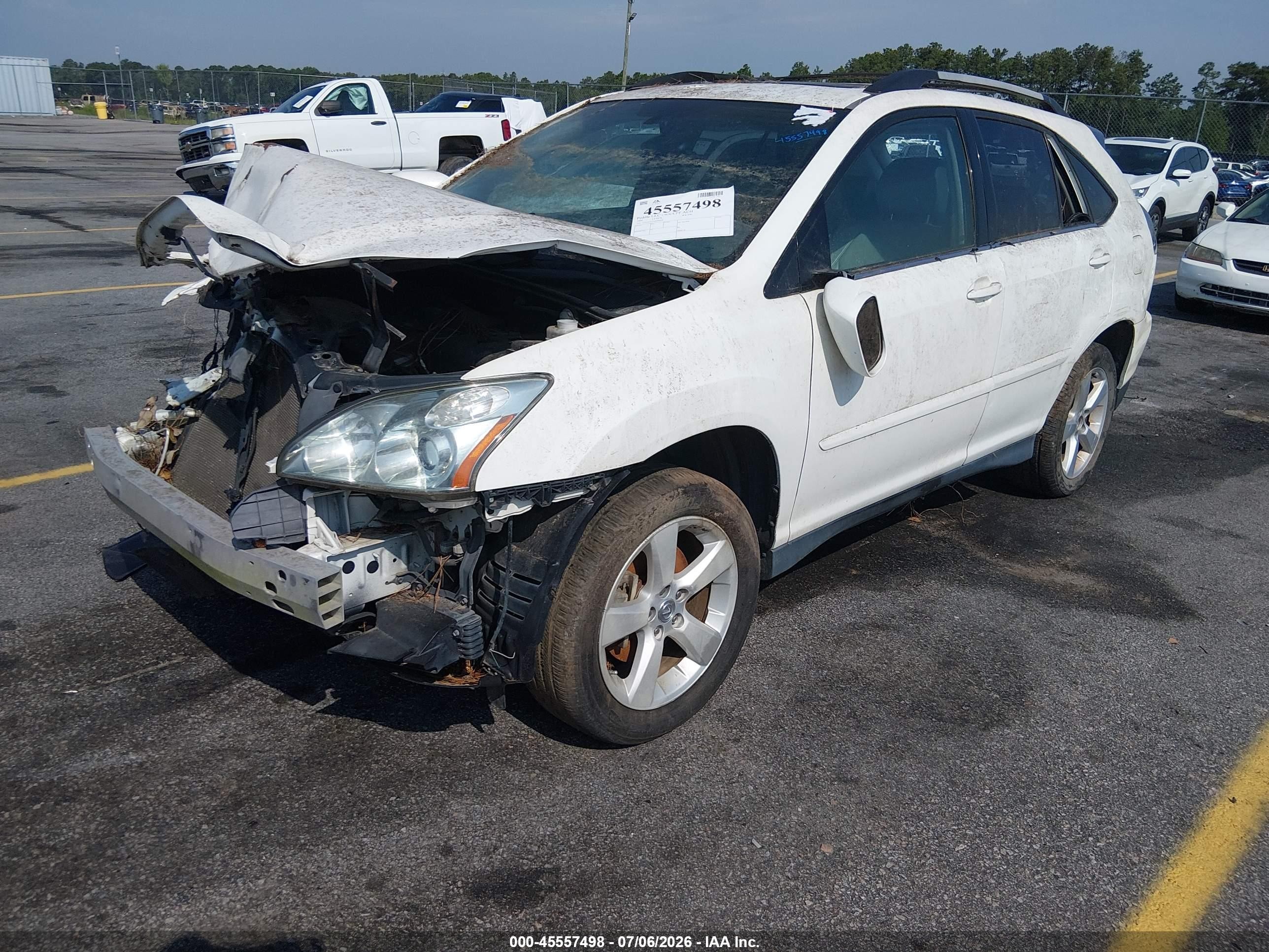2004 Lexus Rx 330   White vin: 2T2GA31U54C006818