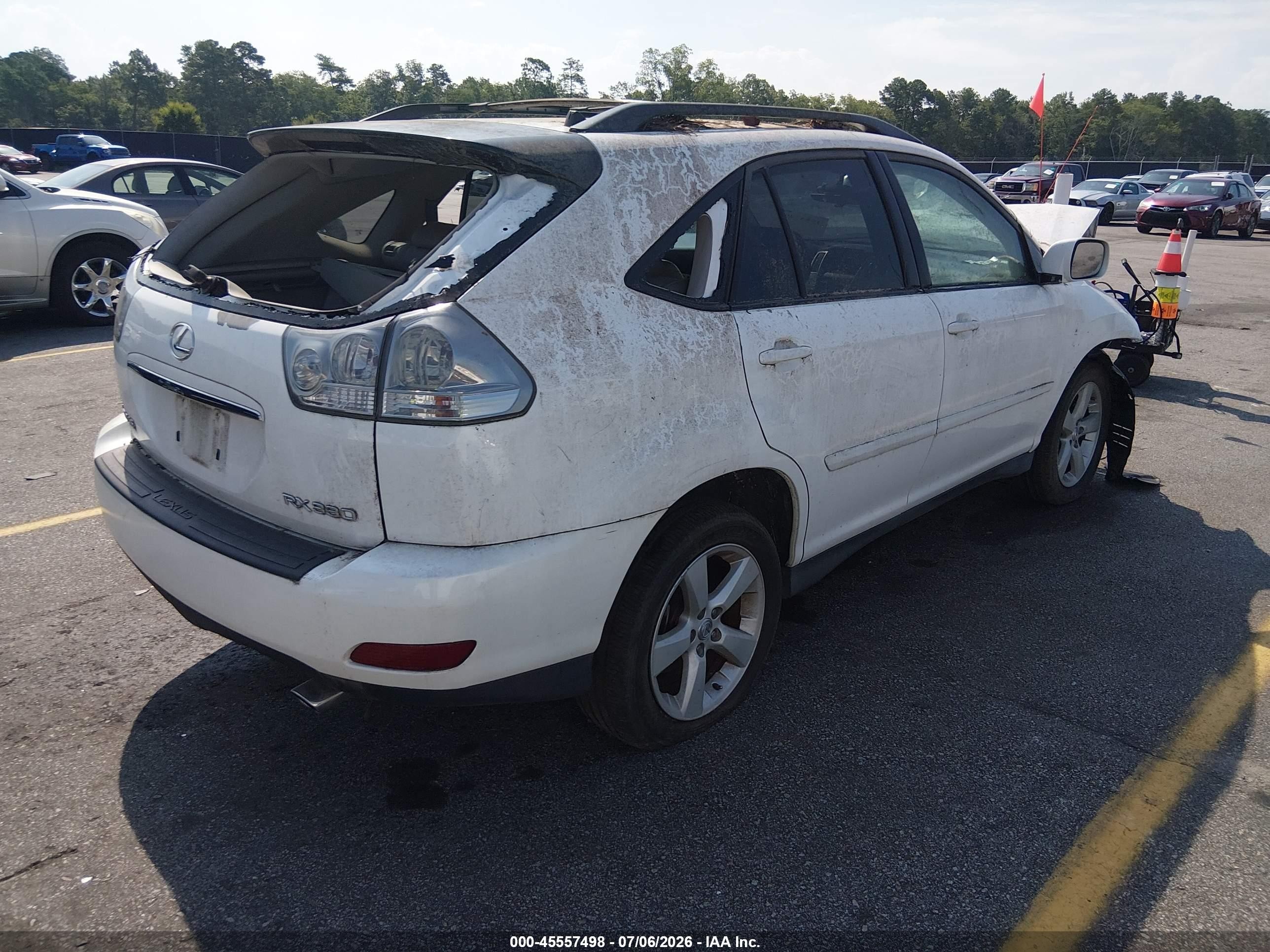 2004 Lexus Rx 330   White vin: 2T2GA31U54C006818
