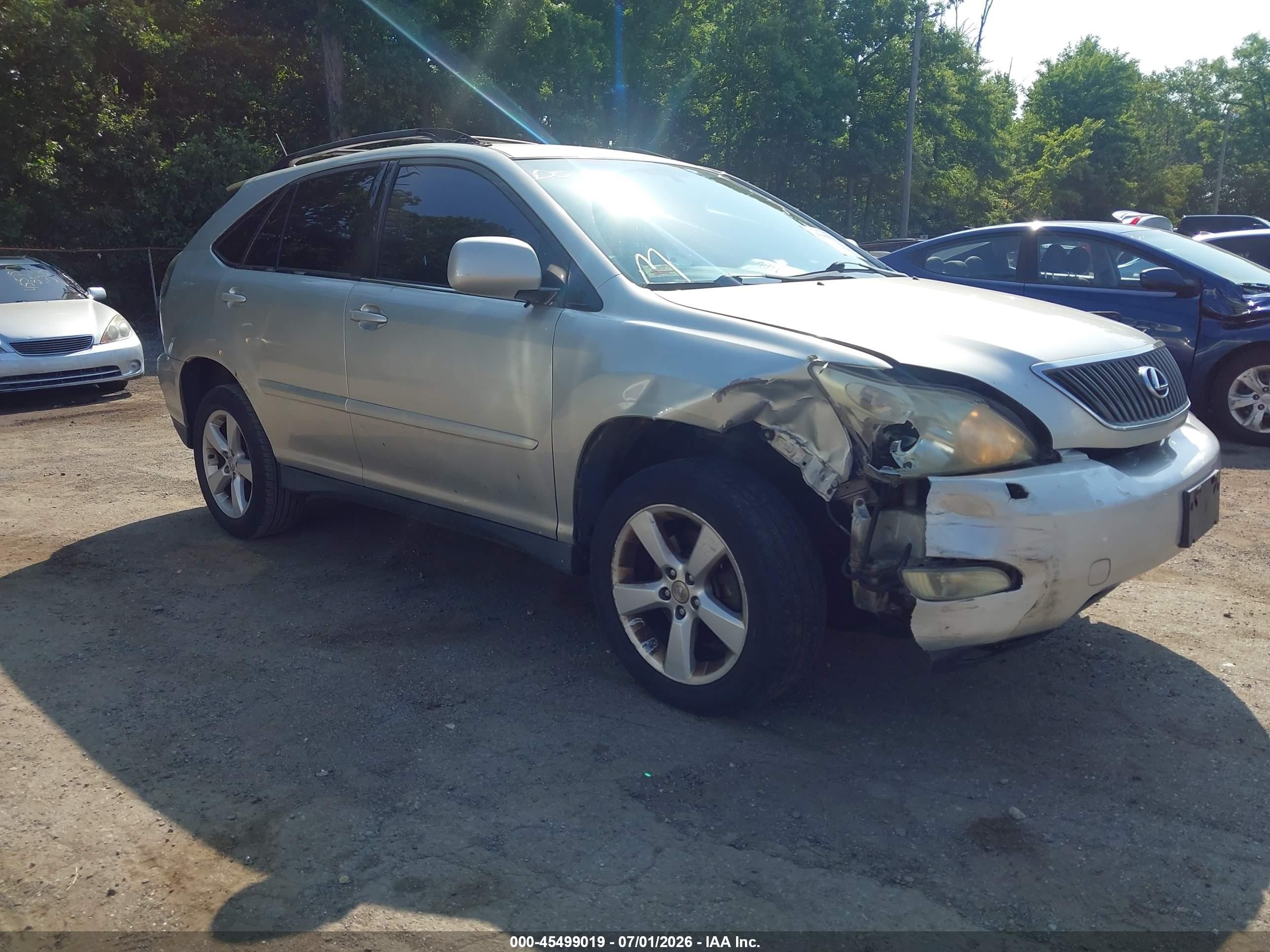 2004 Lexus Rx 330   Silver vin: 2T2GA31U54C007015