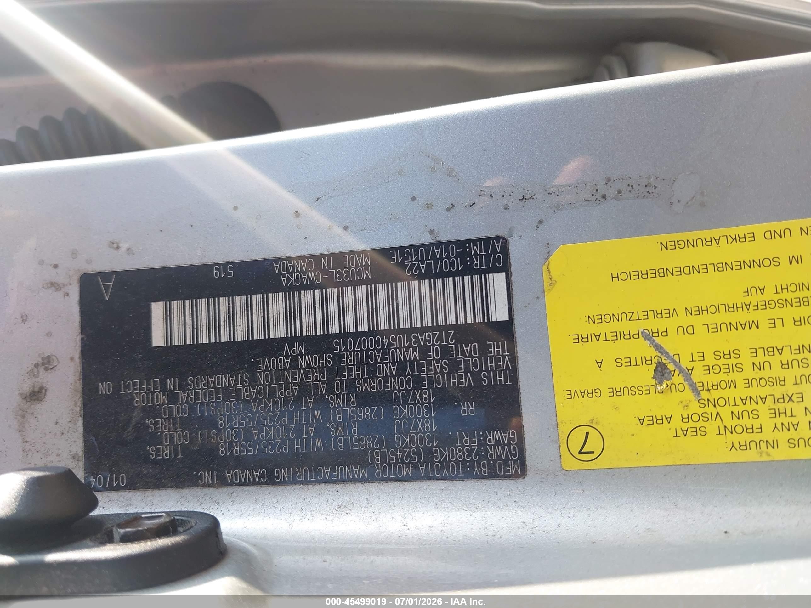 2004 Lexus Rx 330   Silver vin: 2T2GA31U54C007015