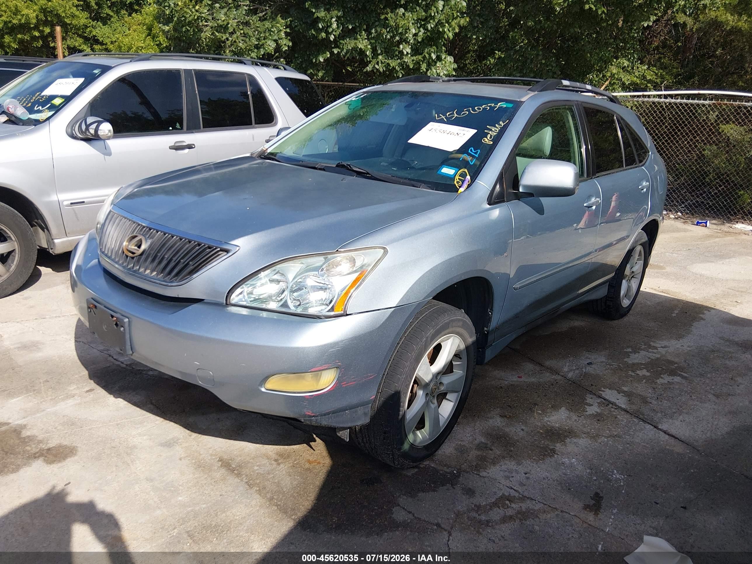 2004 Lexus Rx 330   Light Blue vin: 2T2GA31U54C008701