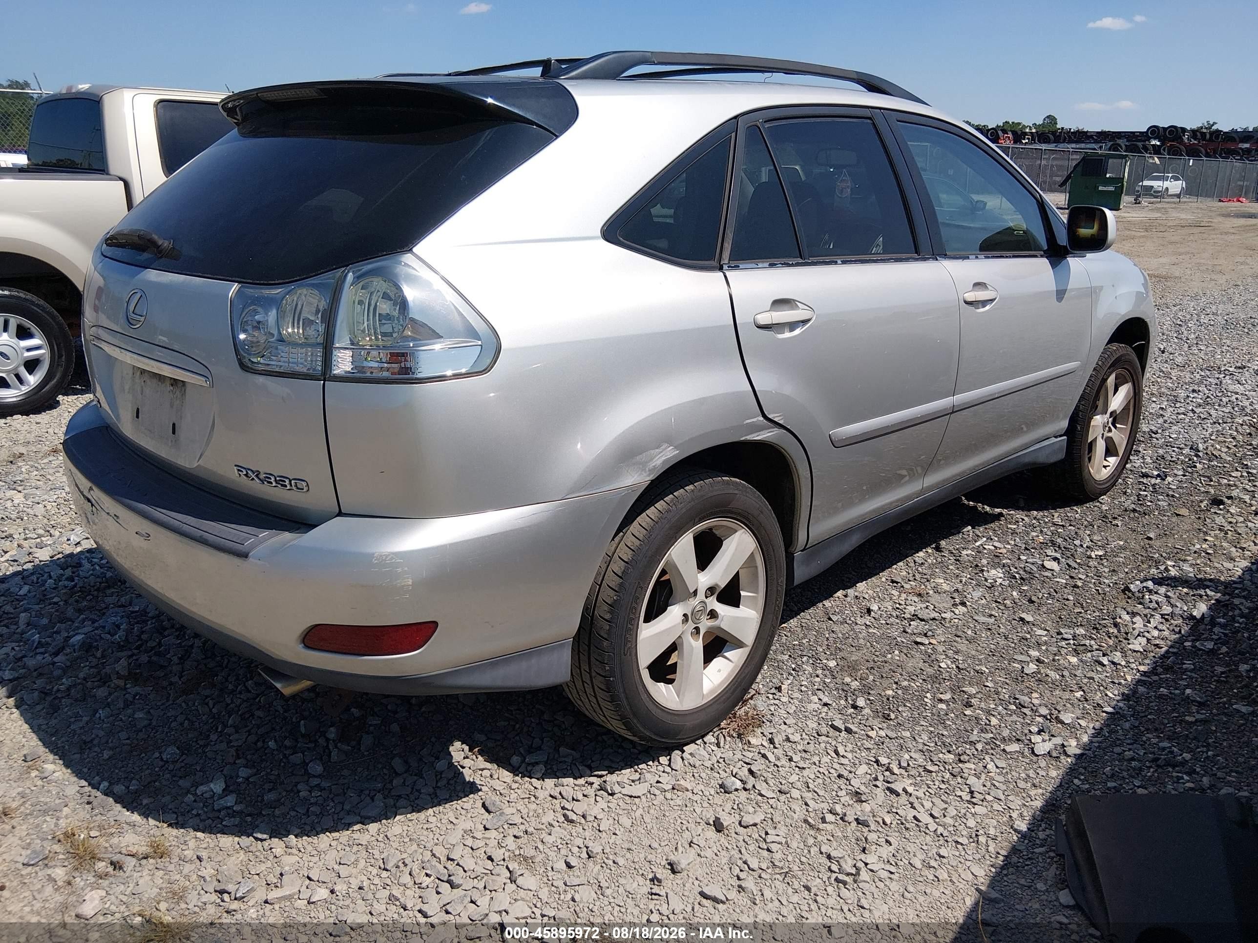 2004 Lexus Rx 330 Silver vin: 2T2GA31U54C018404