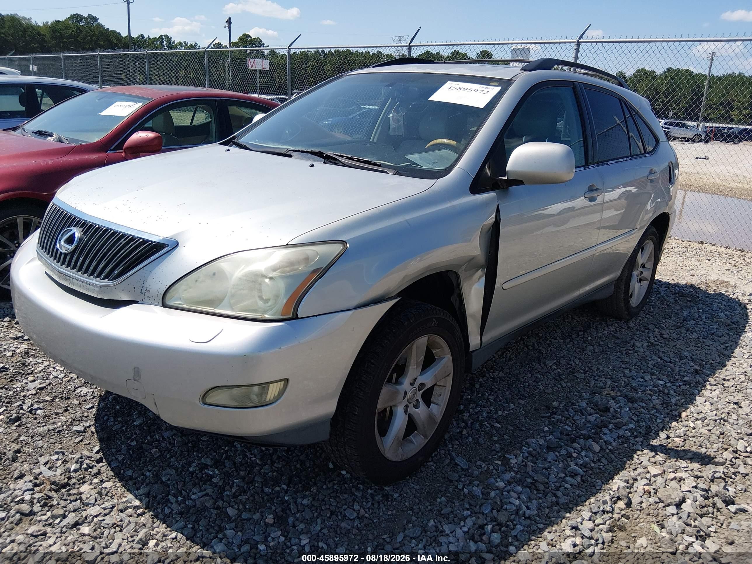 2004 Lexus Rx 330 Silver vin: 2T2GA31U54C018404
