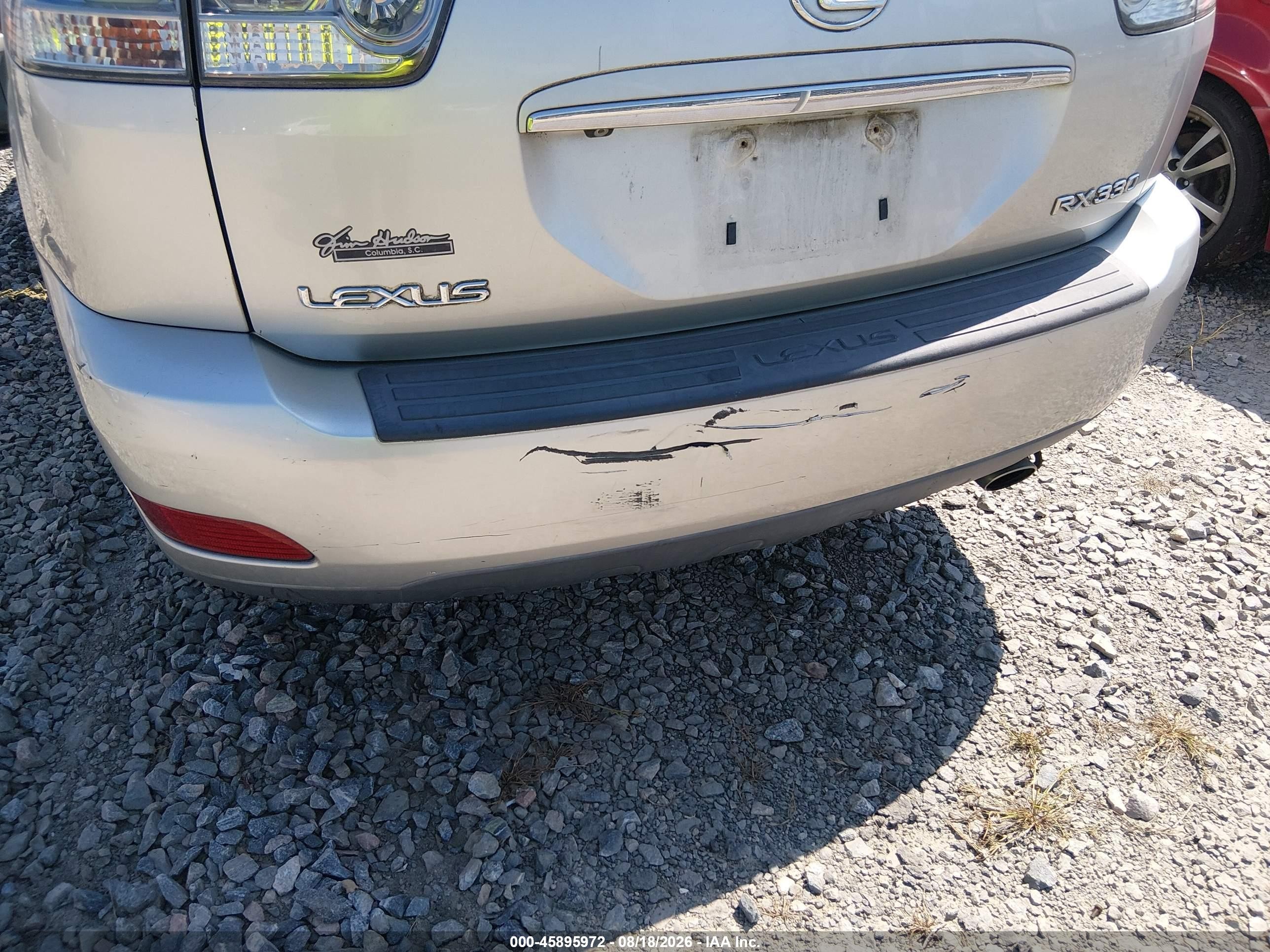 2004 Lexus Rx 330 Silver vin: 2T2GA31U54C018404