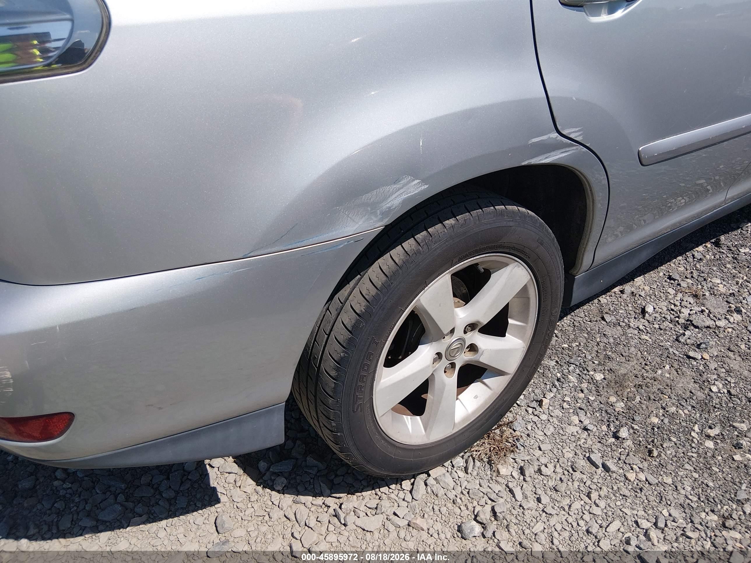 2004 Lexus Rx 330 Silver vin: 2T2GA31U54C018404